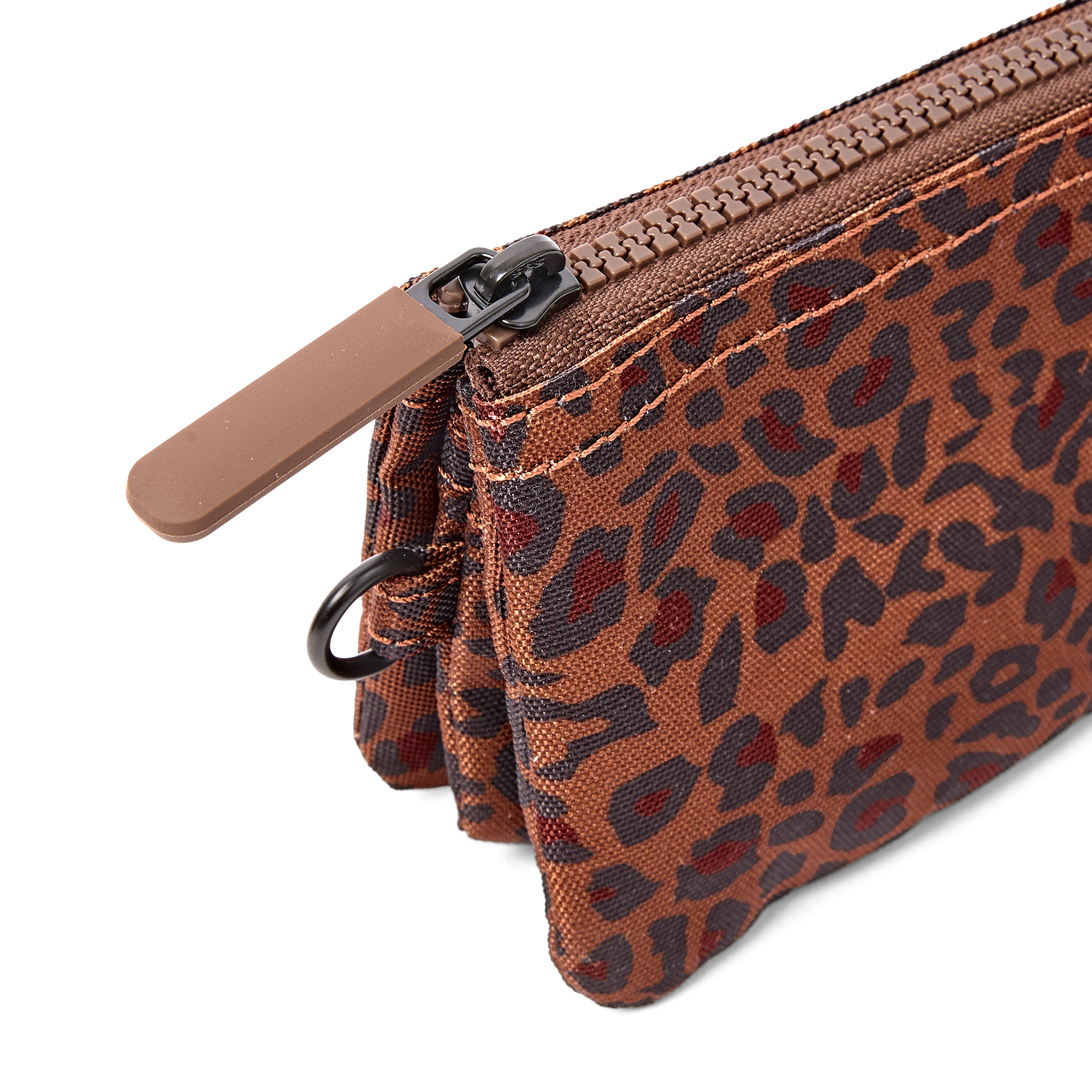 Roka London Carnaby Mini Leopard lommebok small vanntett