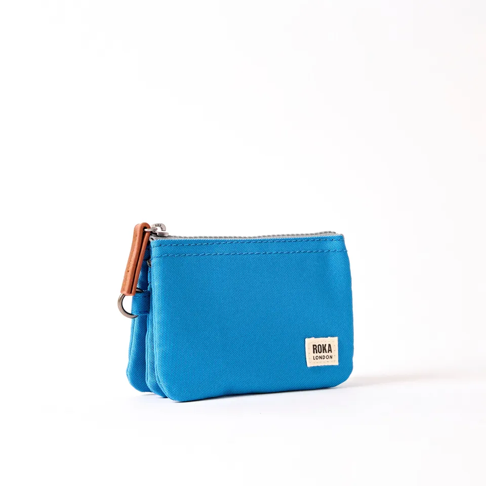 Roka London Carnaby lommebok malibu blue 0,2 liter