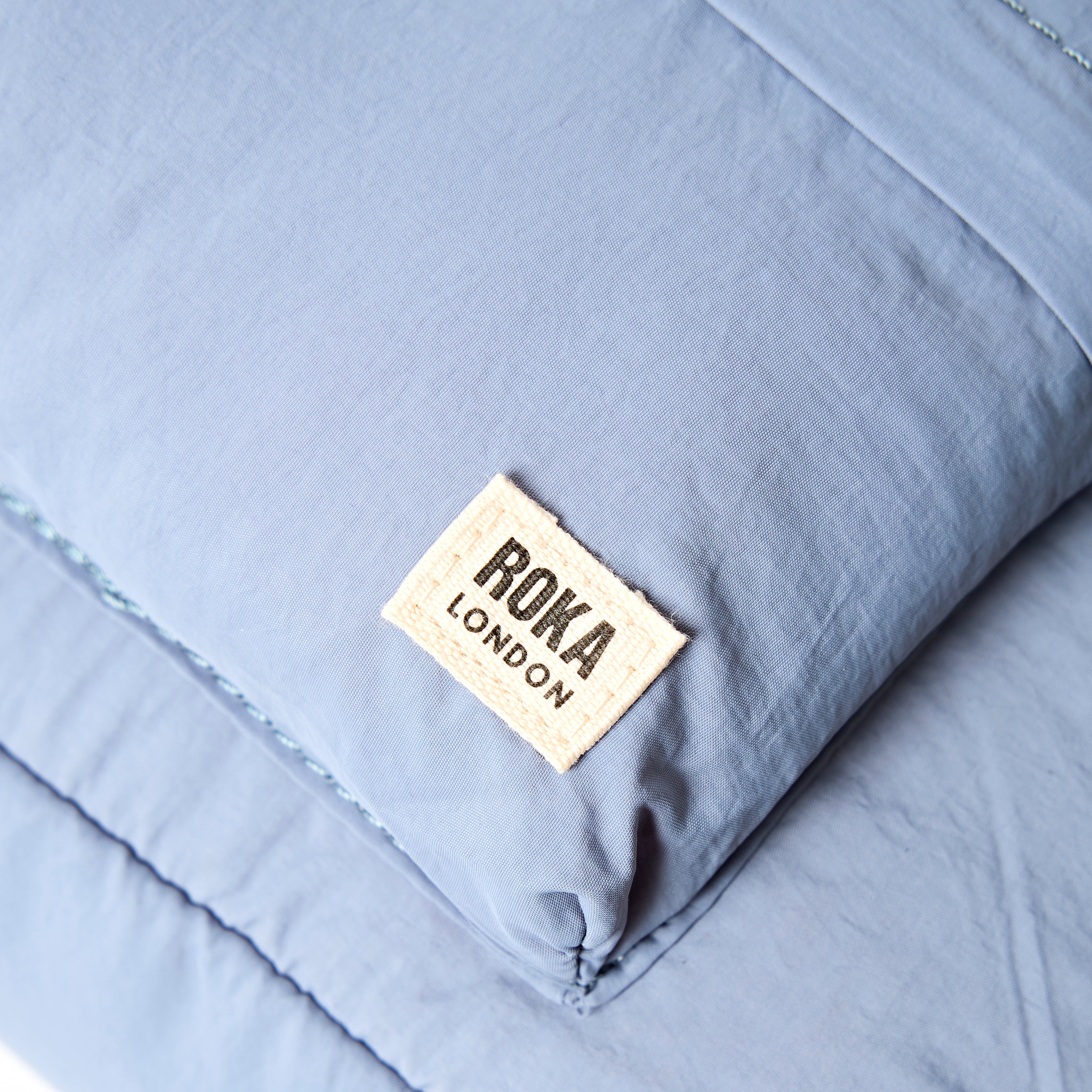 Roka London Belsize håndveske Retro Blue small vattert