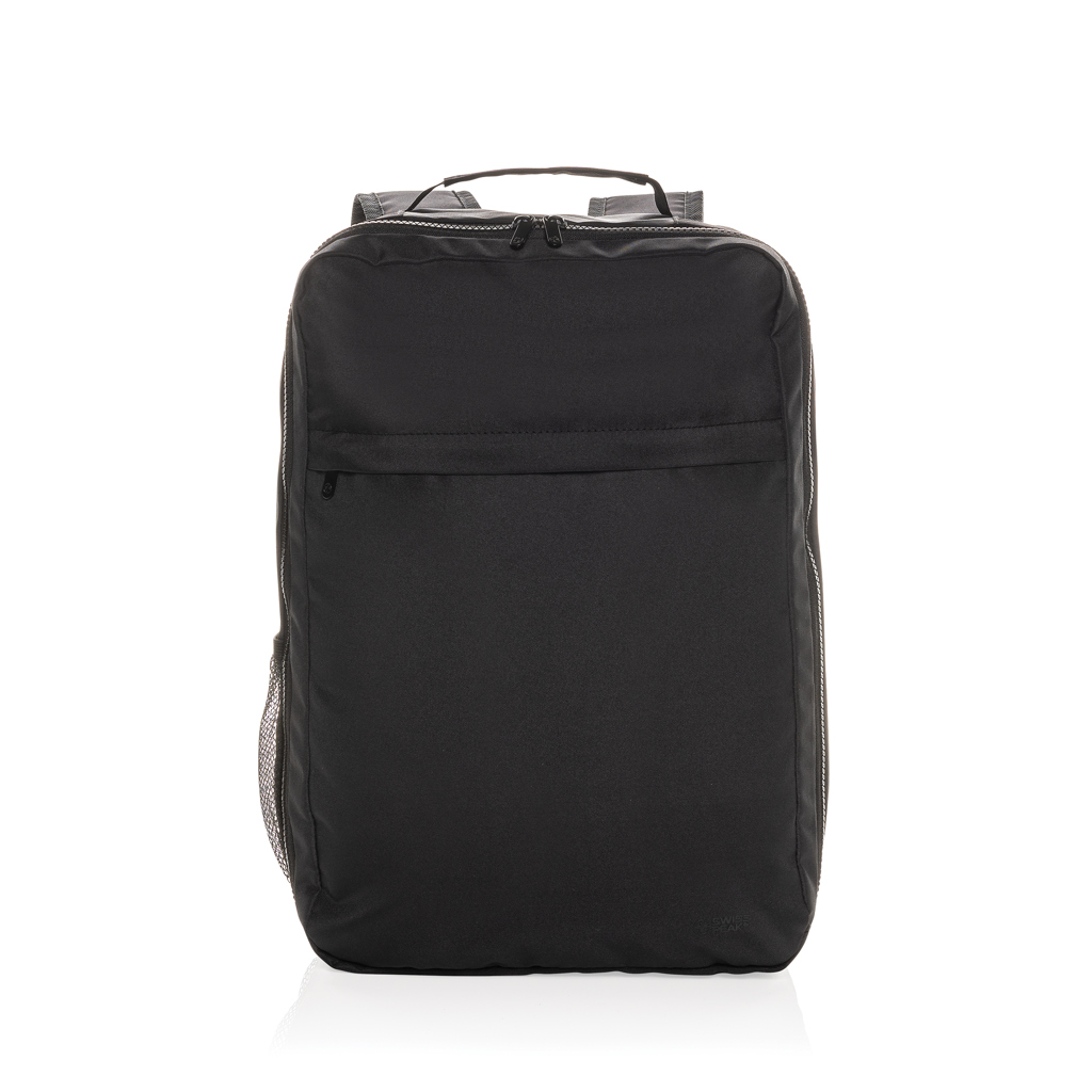 Swiss Peak Aware Essential ryggsekk 15,6" svart RPET
