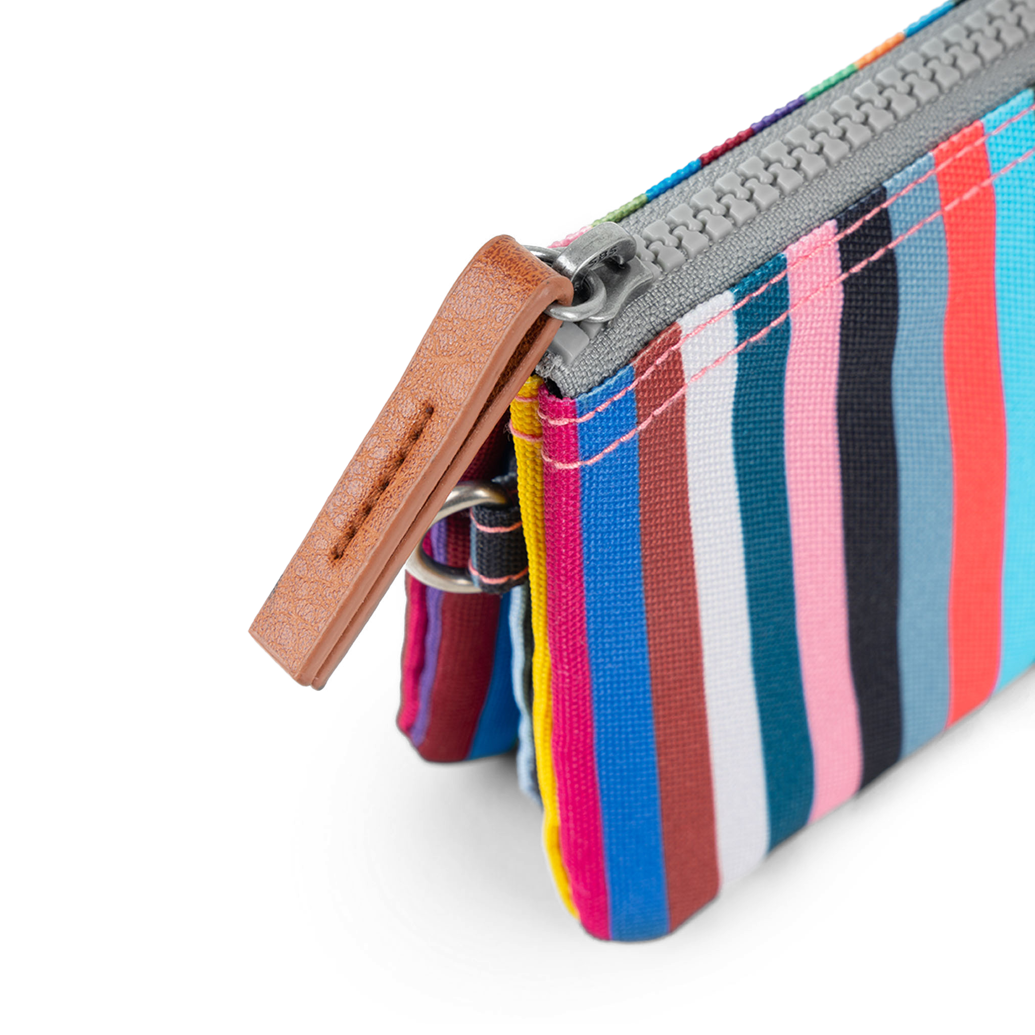 Roka London Carnaby Multi Stripe lommebok small 0,2 liter
