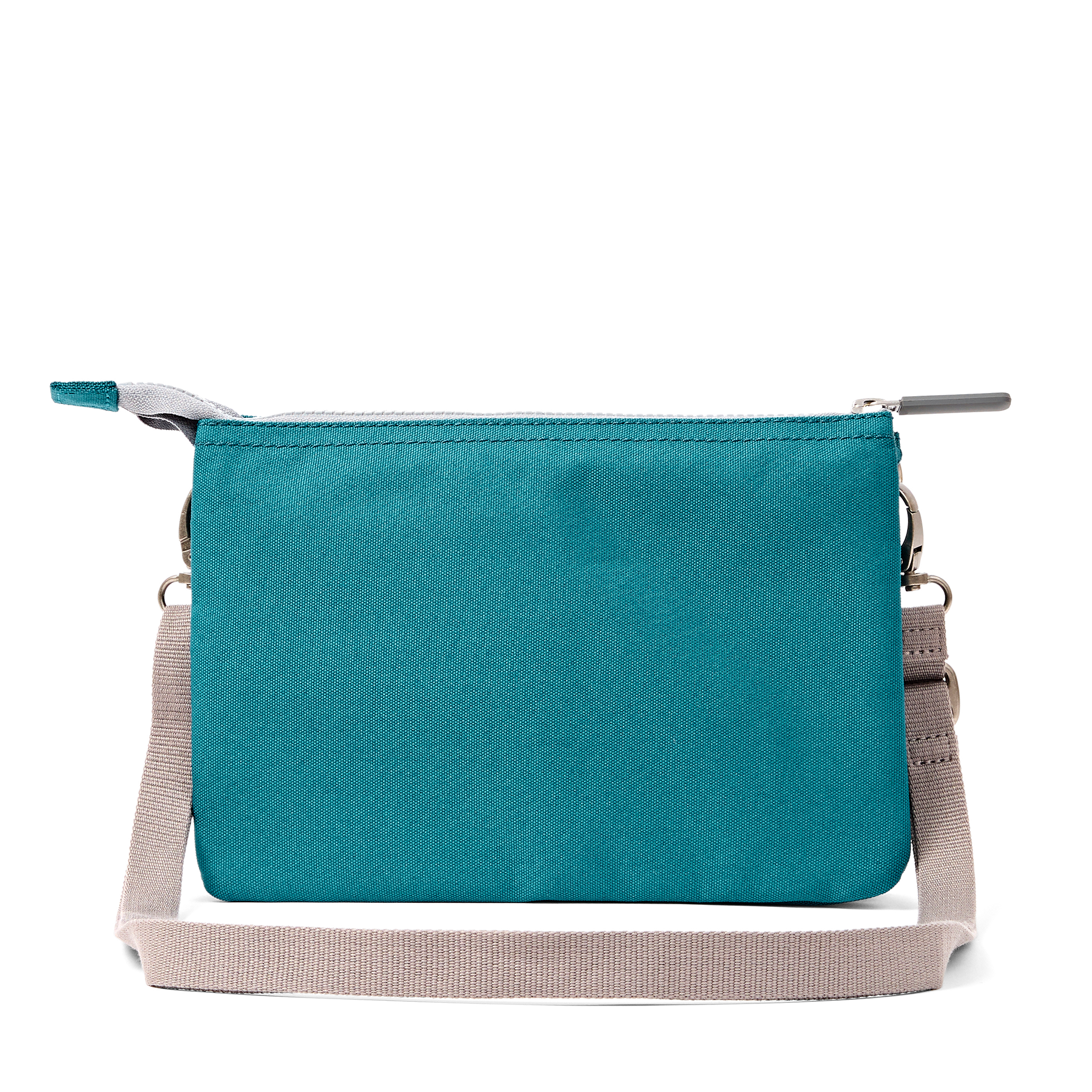 Roka London Carnaby XL skulderveske deep teal crossbody