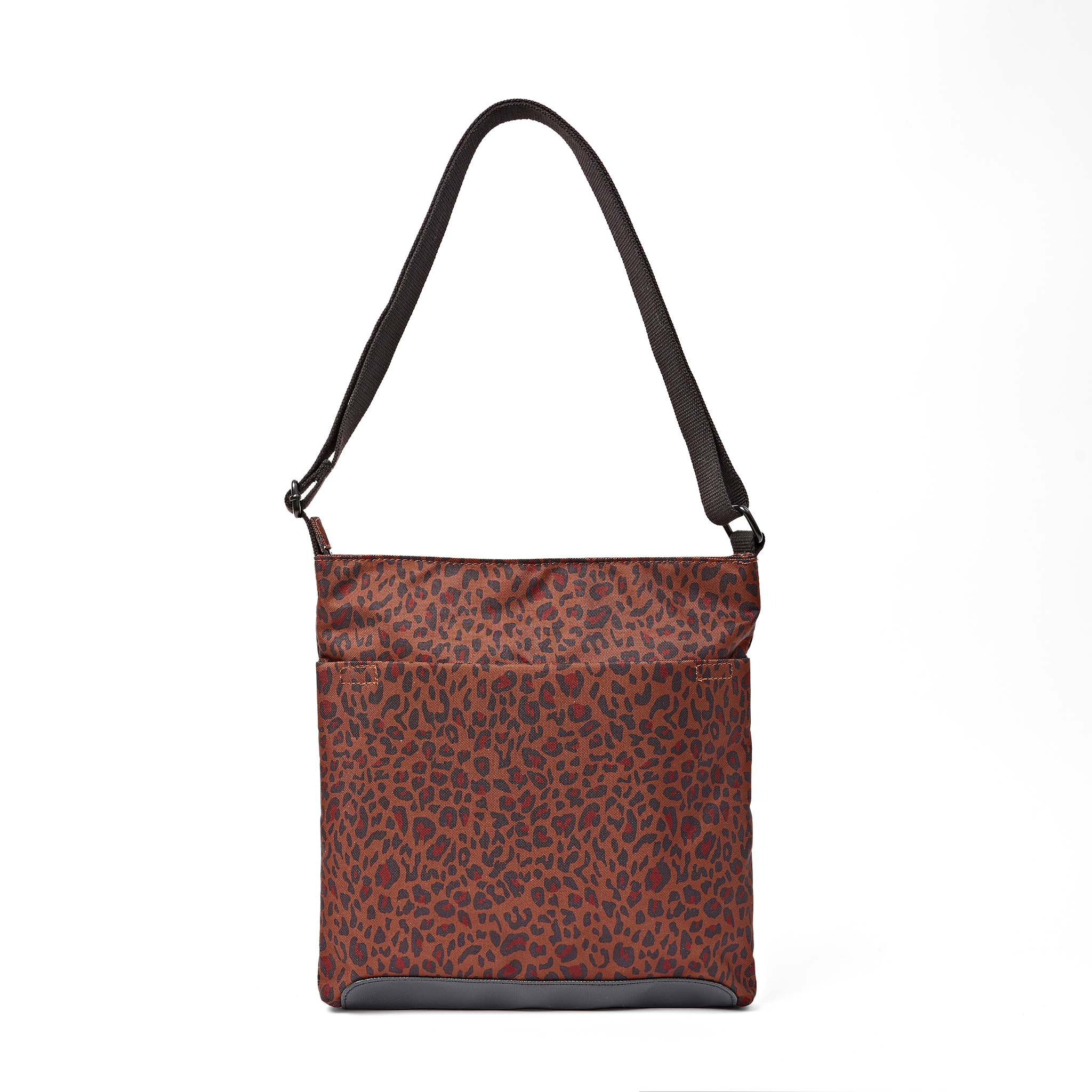 Roka London Kennington crossbody corn mini leopard medium