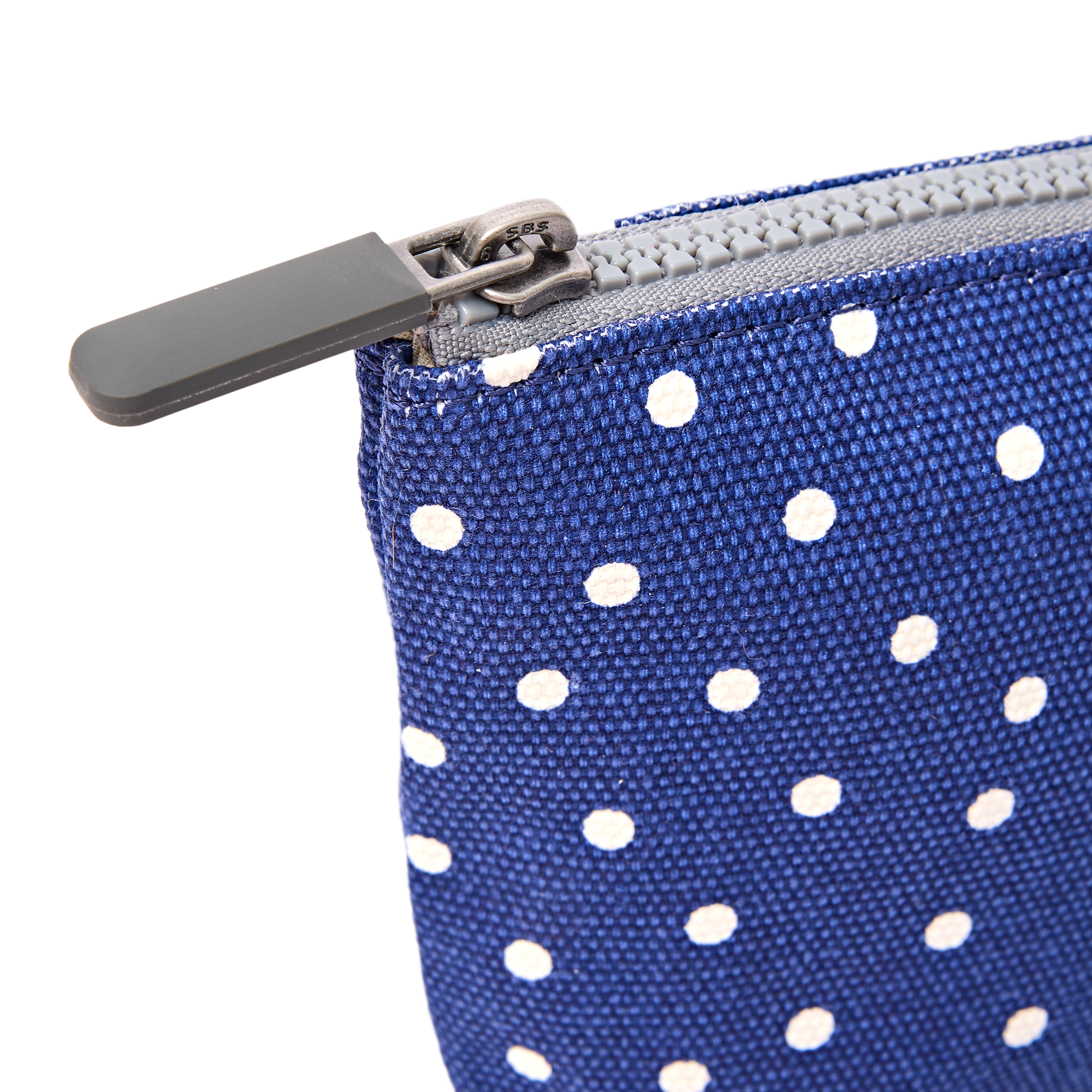 Roka London Maida Vale mappe Navy Polka 1,2 liter bomull