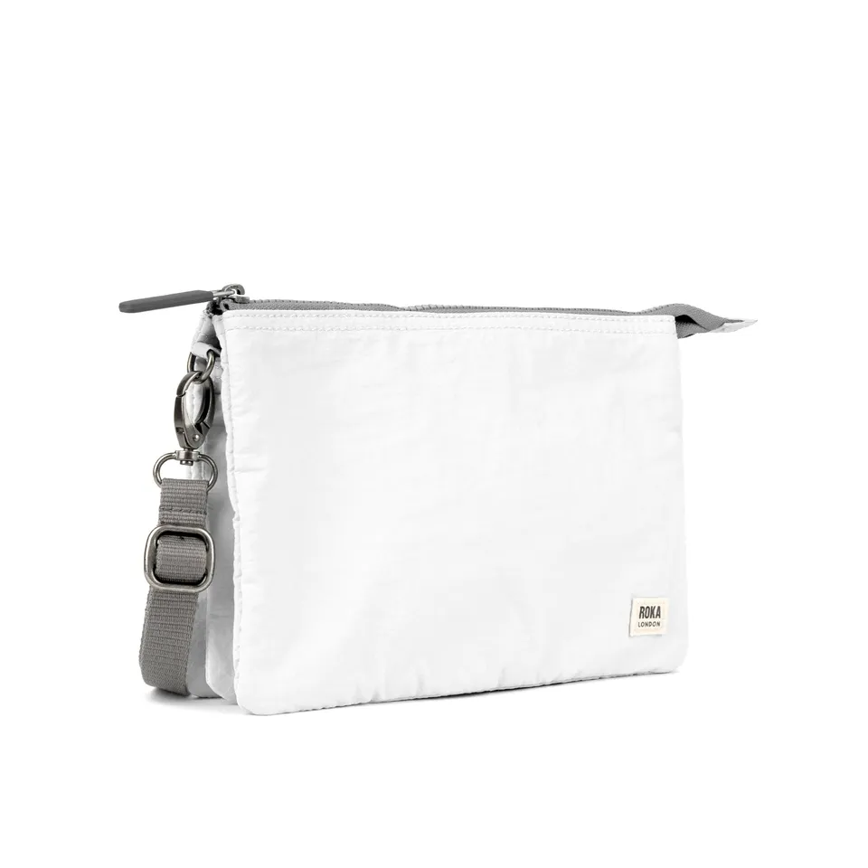 Roka London Carnaby XL crossbody Coconut 3-delt clutch