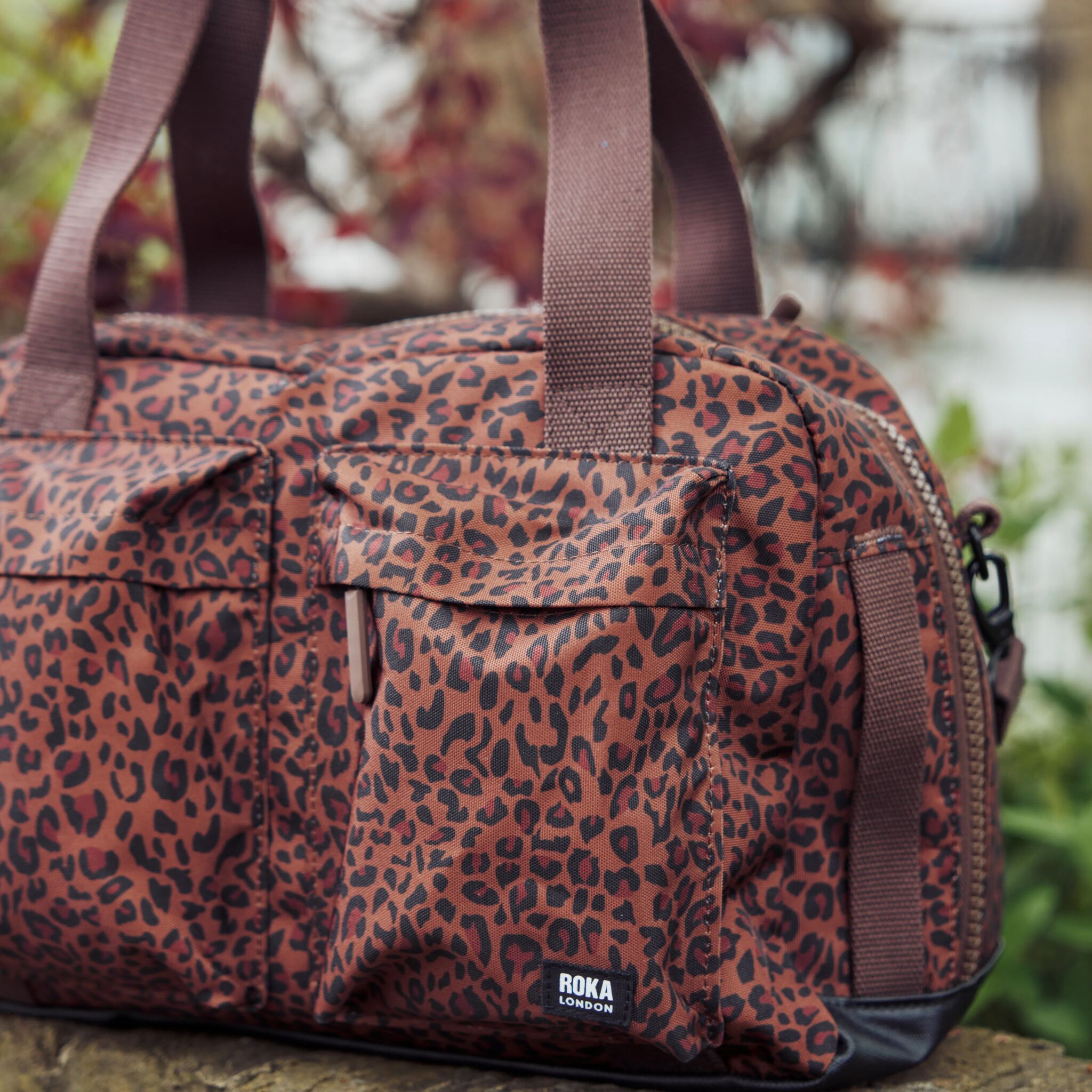 Roka London Gatwick duffelbag Mini Leopard 15" PC
