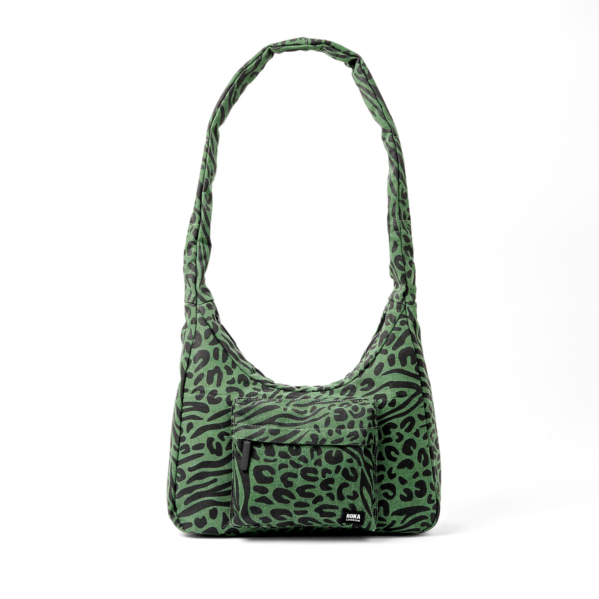 Roka London Belsize skulderveske medium animal artichoke bomull