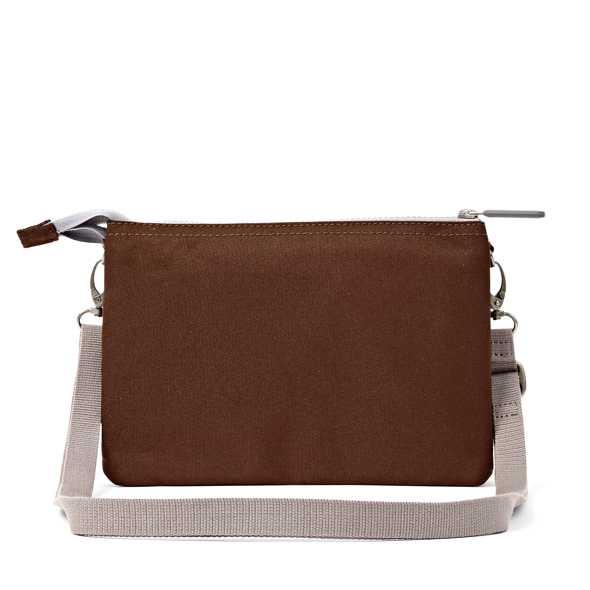 Roka London Carnaby crossbody XL sjokoladebrun