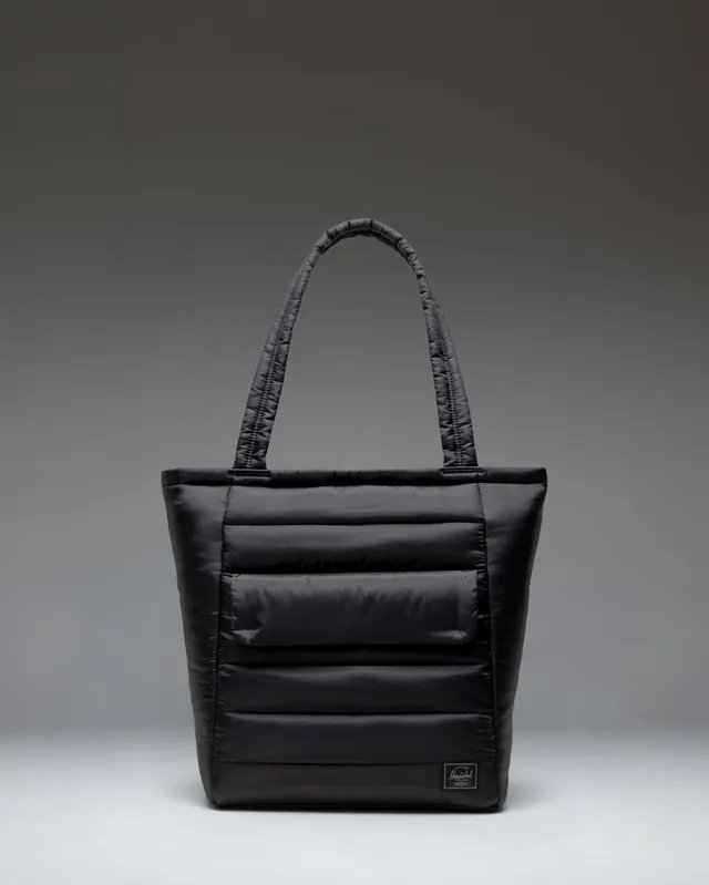 Herschel Retreat Tote Quilted totebag svart quiltet
