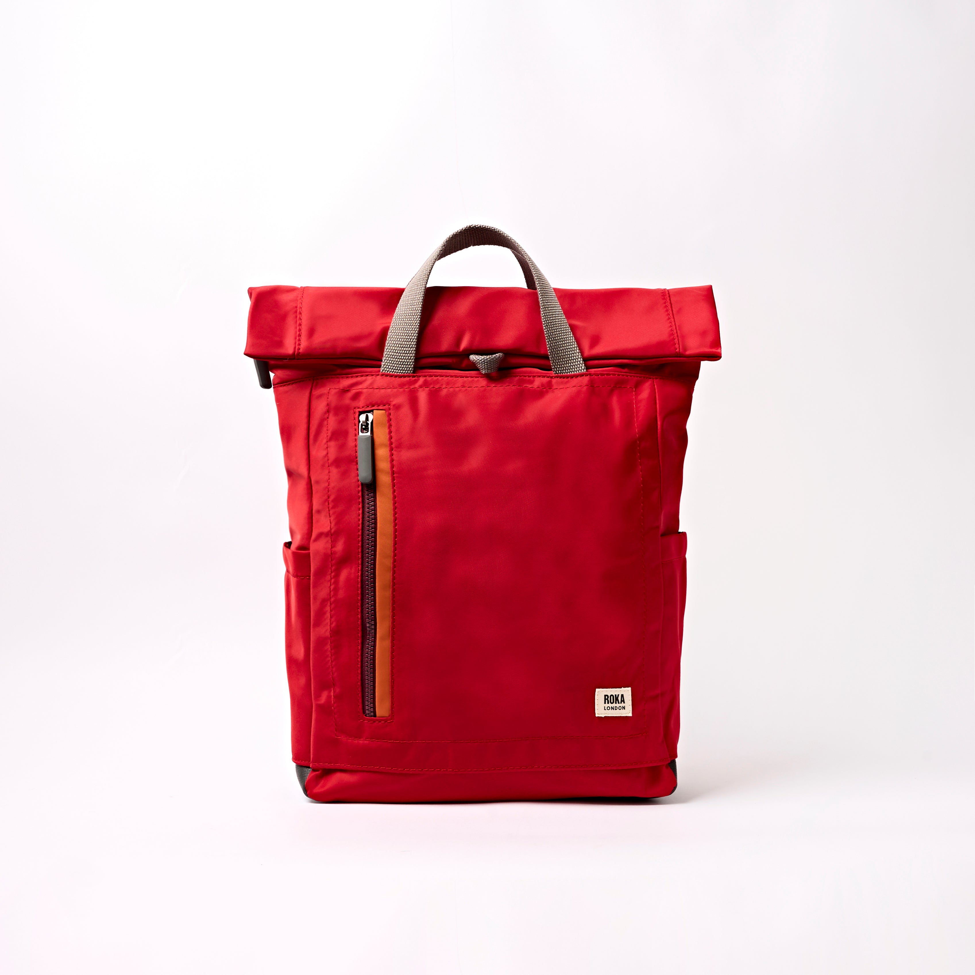 Roka London Camden J ryggsekk cranberry stripe 14,5 l