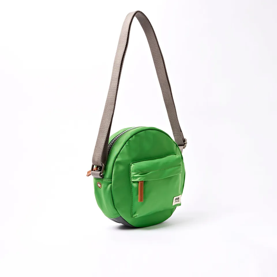 Roka London Paddington crossbody small online lime rund