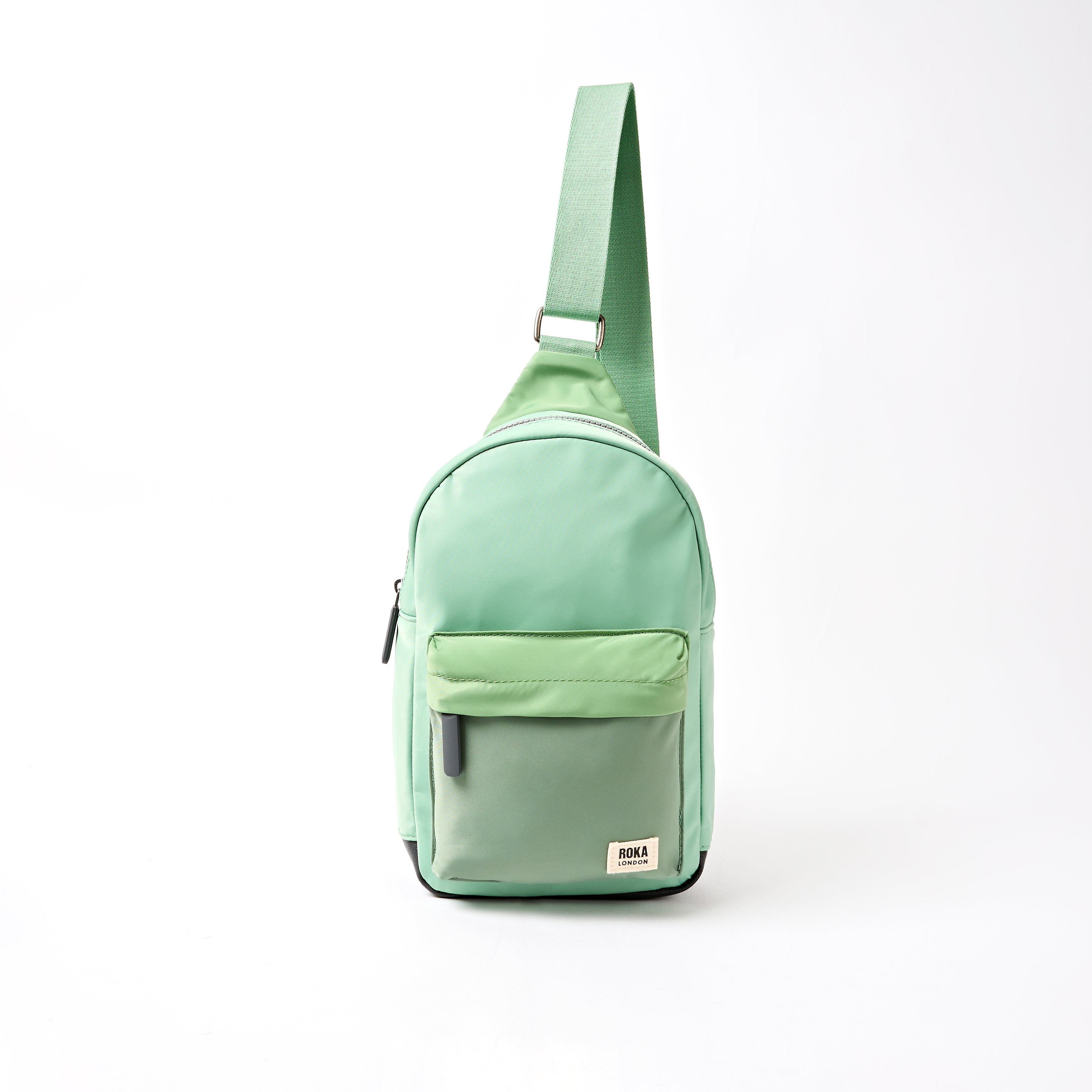 Roka London Willesden slingveske green tonal large 5 liter