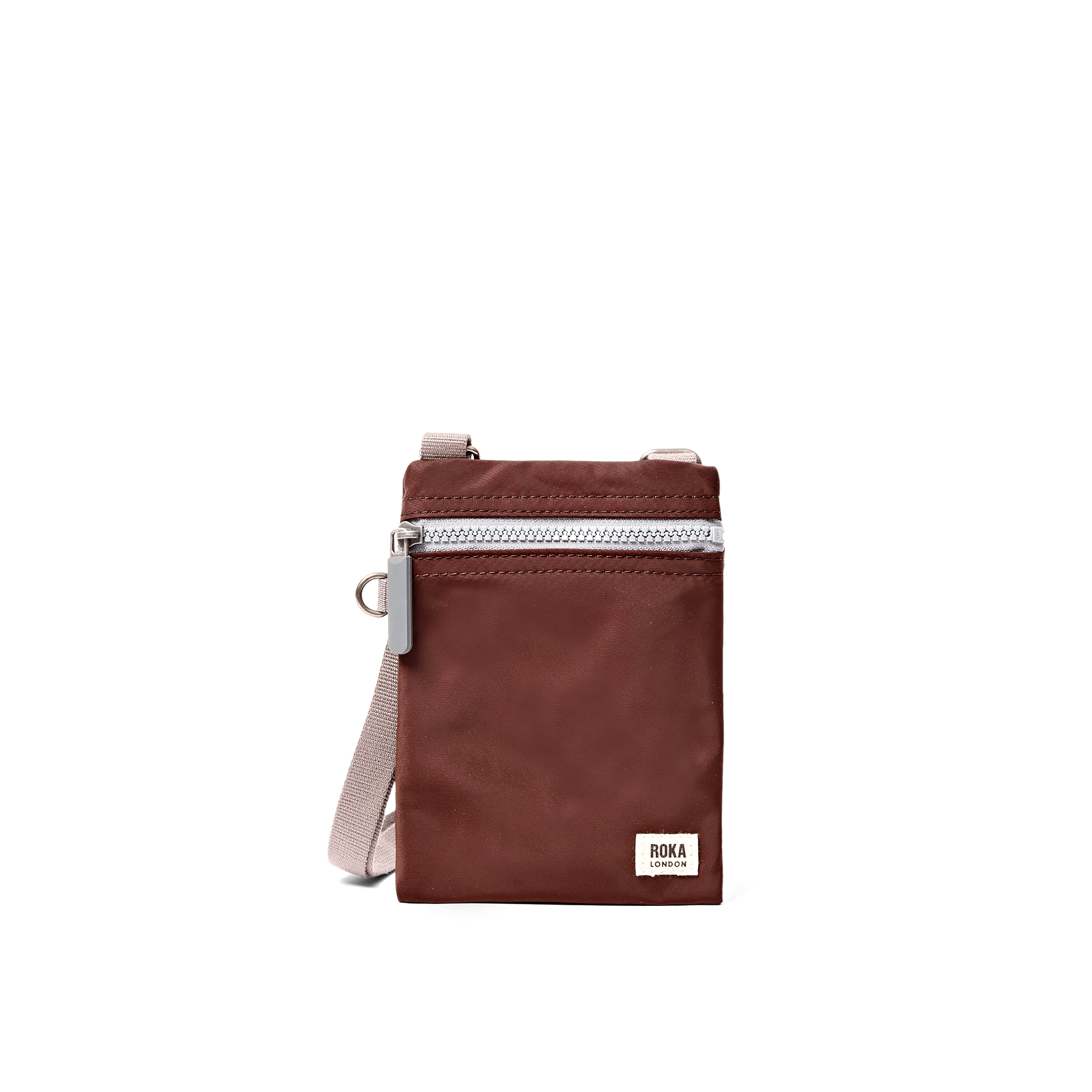 Roka London Chelsea Pocket Sling skulderveske XS 0,3L Rocky Road