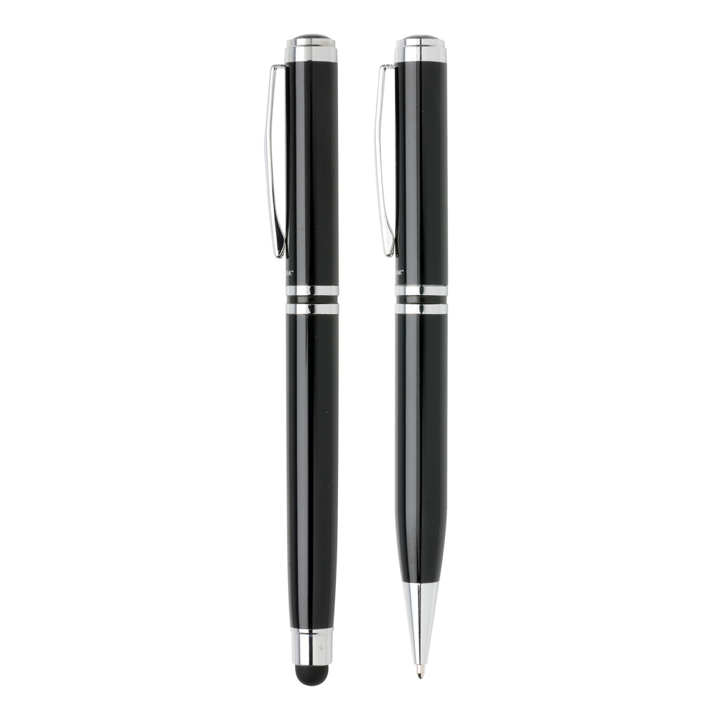 Swiss Peak Executive pennsett svart rollerball og kulepenn