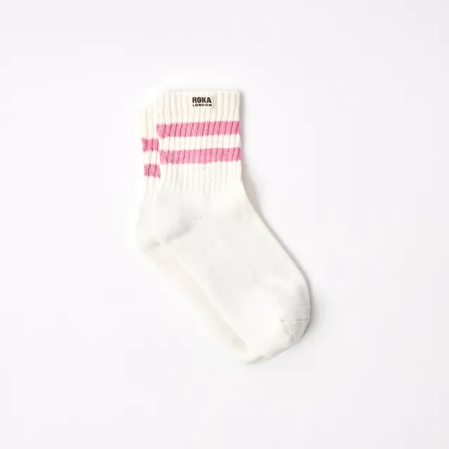 Roka London Windsor sokker Pink Carnation 36-42 økologisk