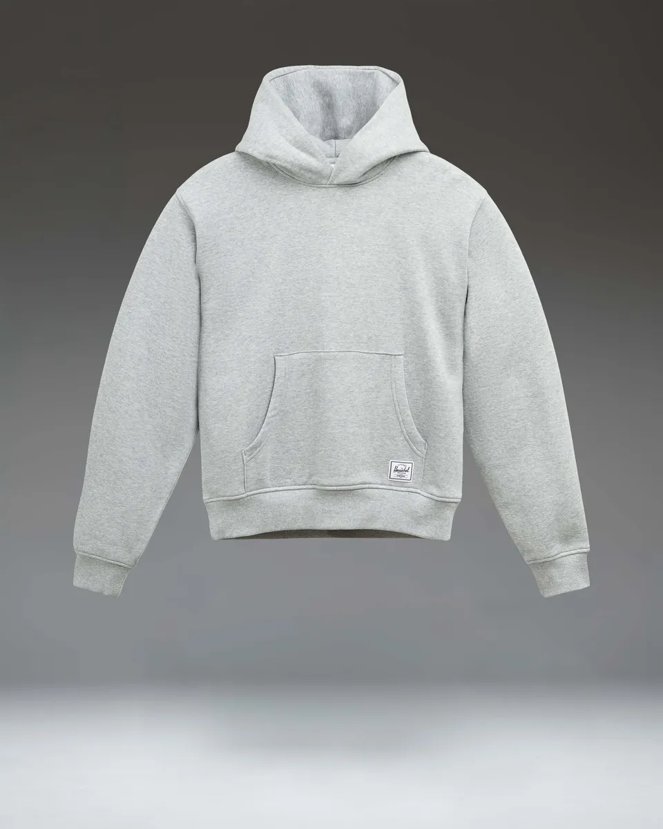 Herschel Classic Hoodie hettegenser dame lys grå