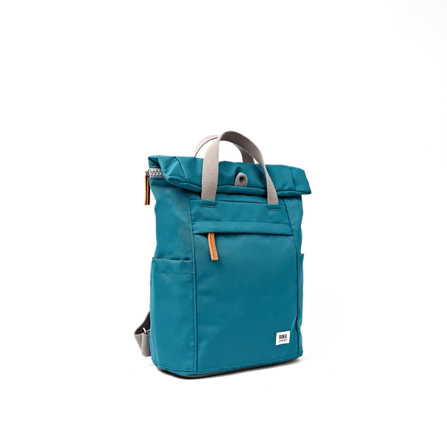 Roka London Finchley ryggsekk Deep Teal rulltopp