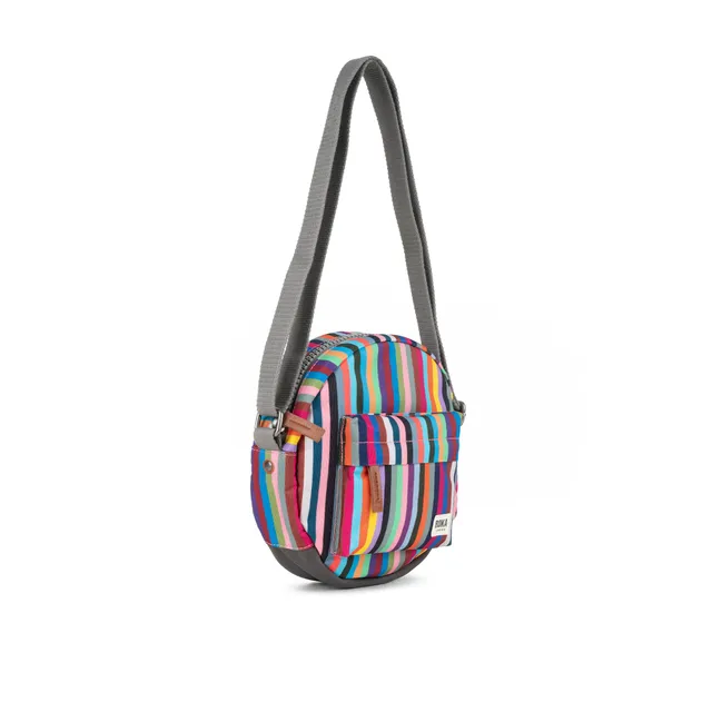 Roka London Paddington crossbody Small multi stripe værbestandig