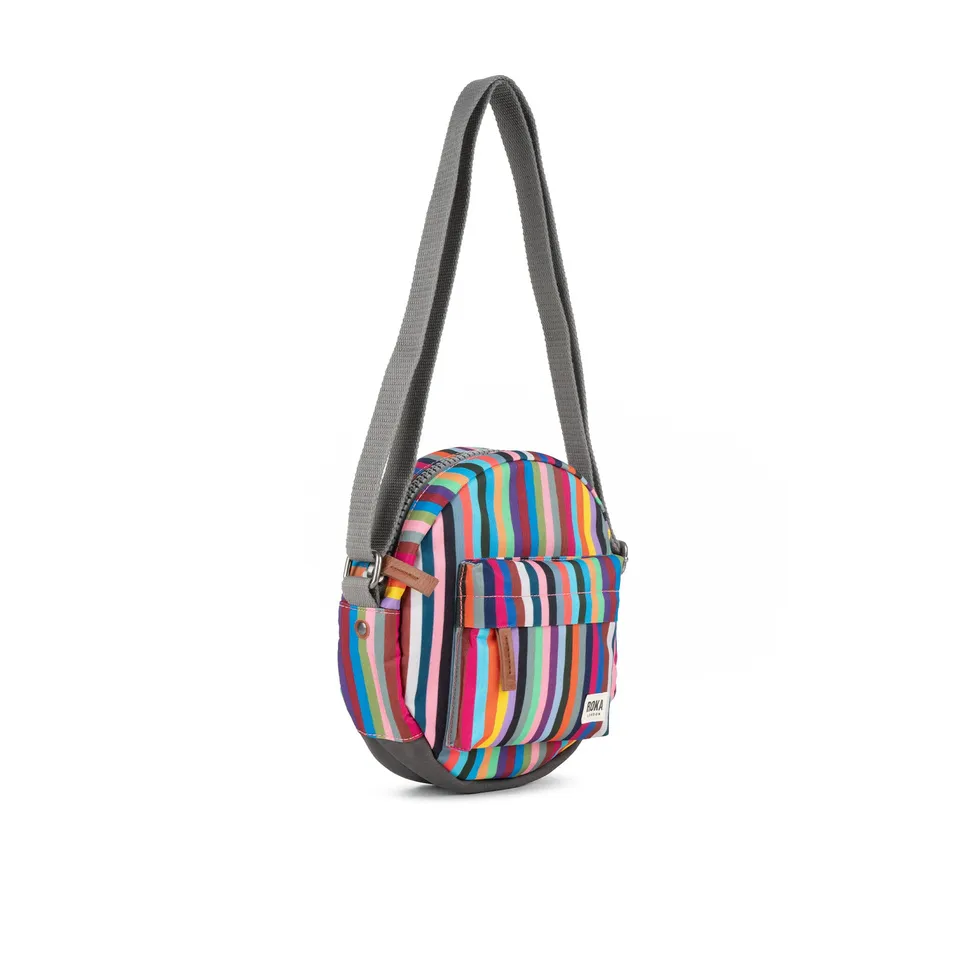 Roka London Paddington crossbody Small multi stripe værbestandig