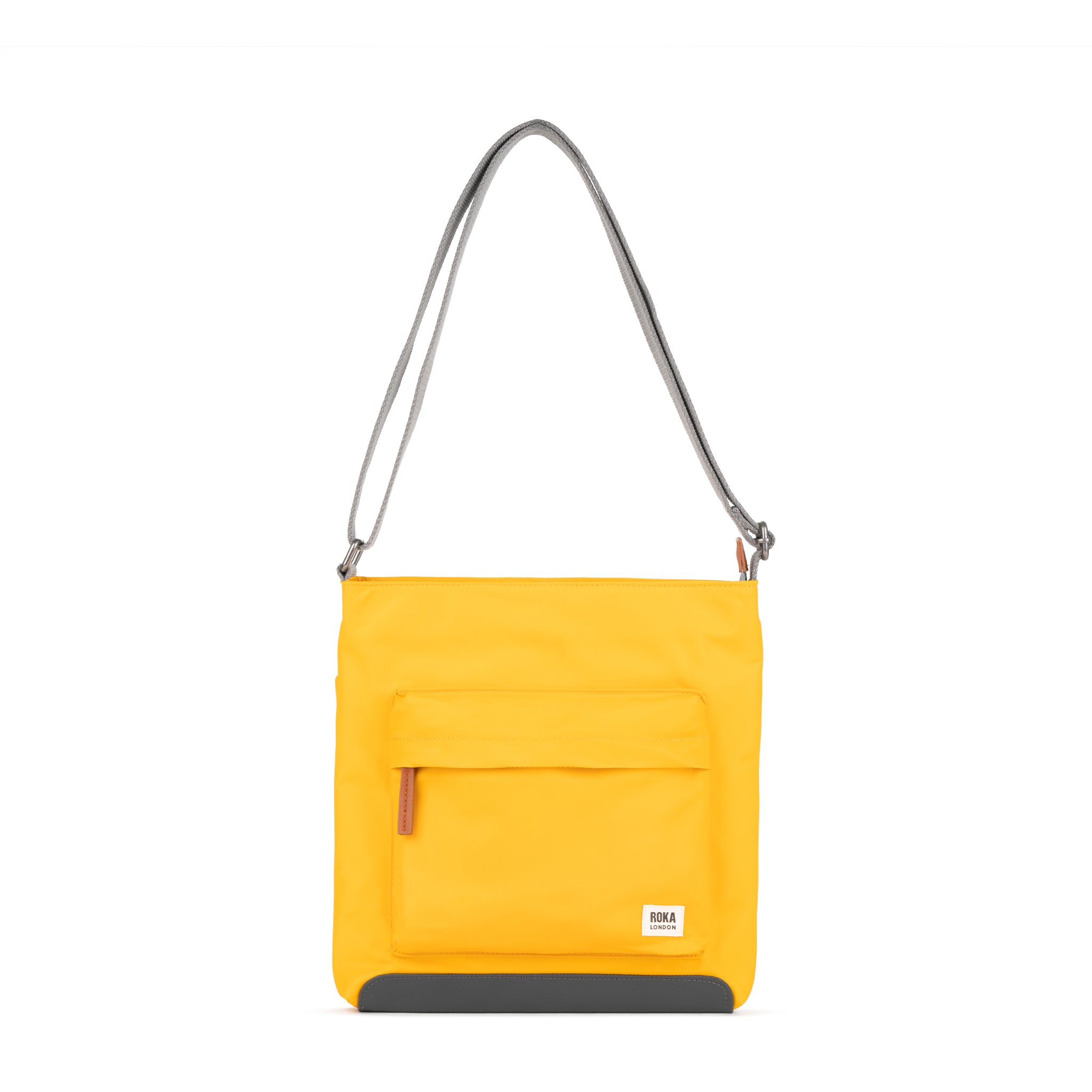 Roka London Kennington crossbody veske saffron medium 2,7 liter