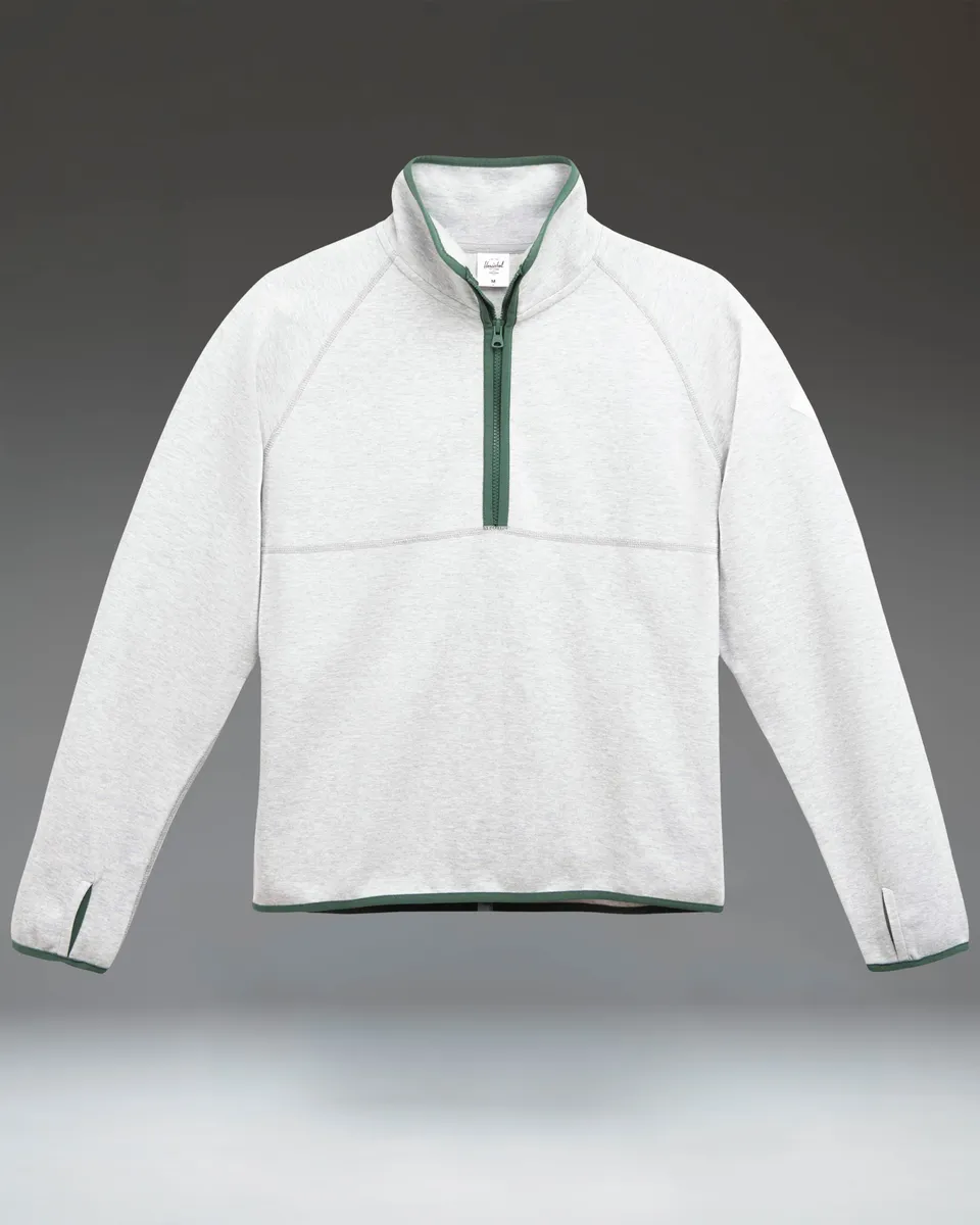 Herschel Performance Quarter Zip herregenser Black M