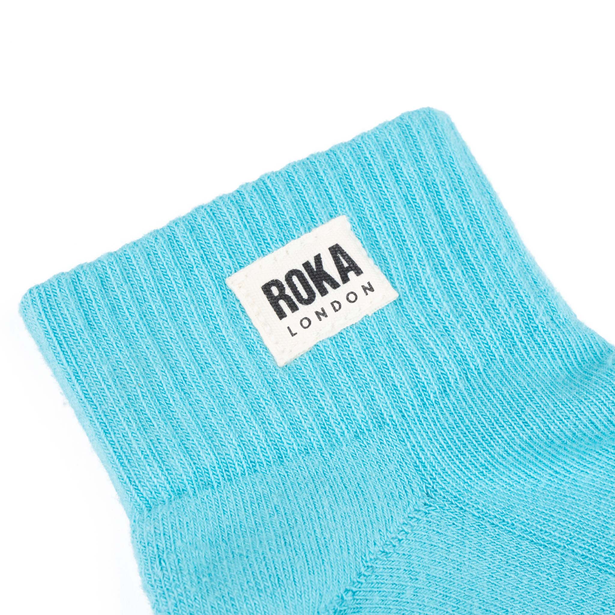 Roka London Wembley ankelsokker aquatic awe bomull