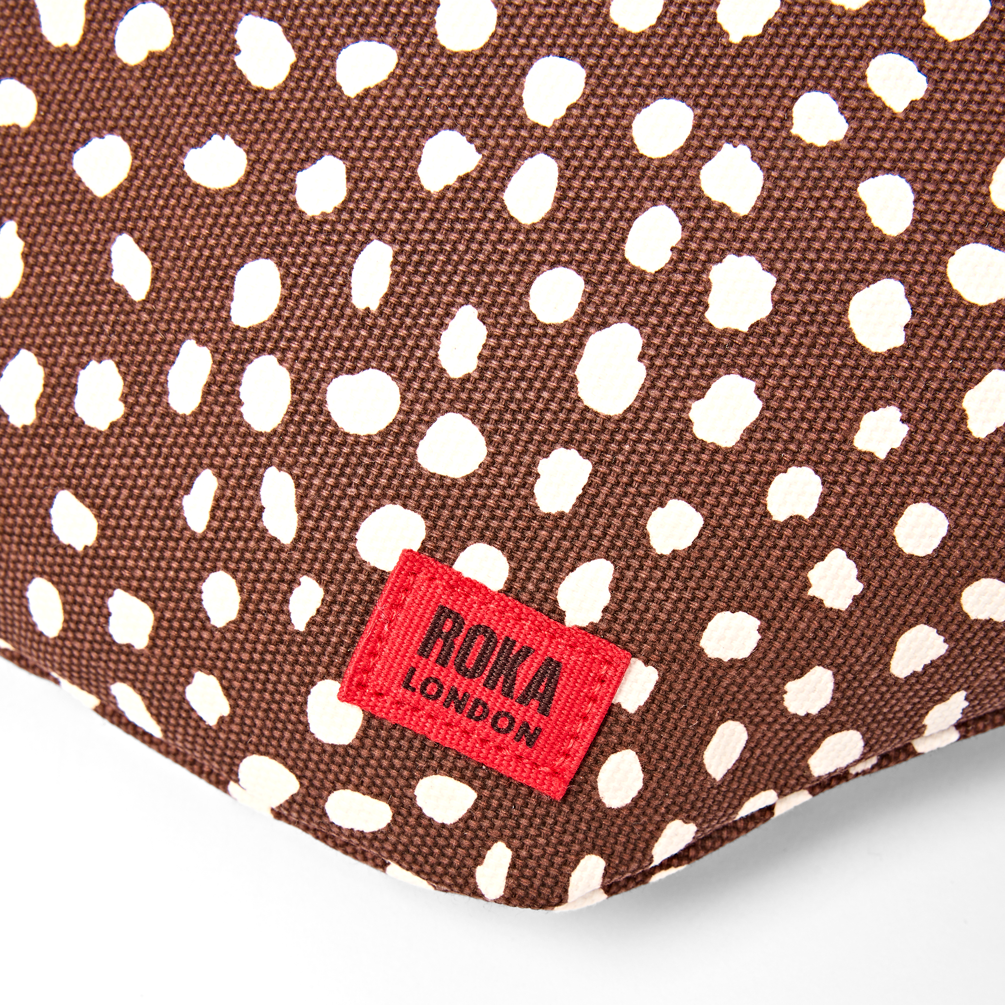 Roka London Mill Hill rumpetaske brown spot small 3,7L