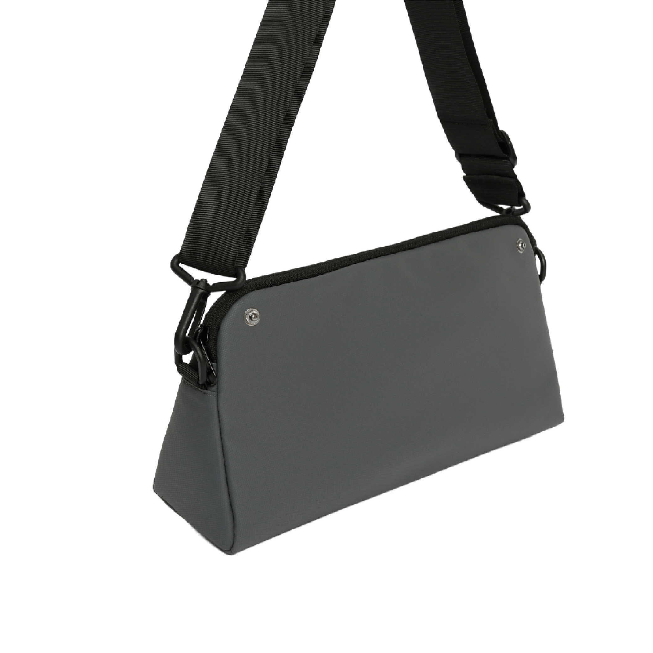 KIWEE Triangle Sling skulderveske Mineral Grey 3L vannavvisende