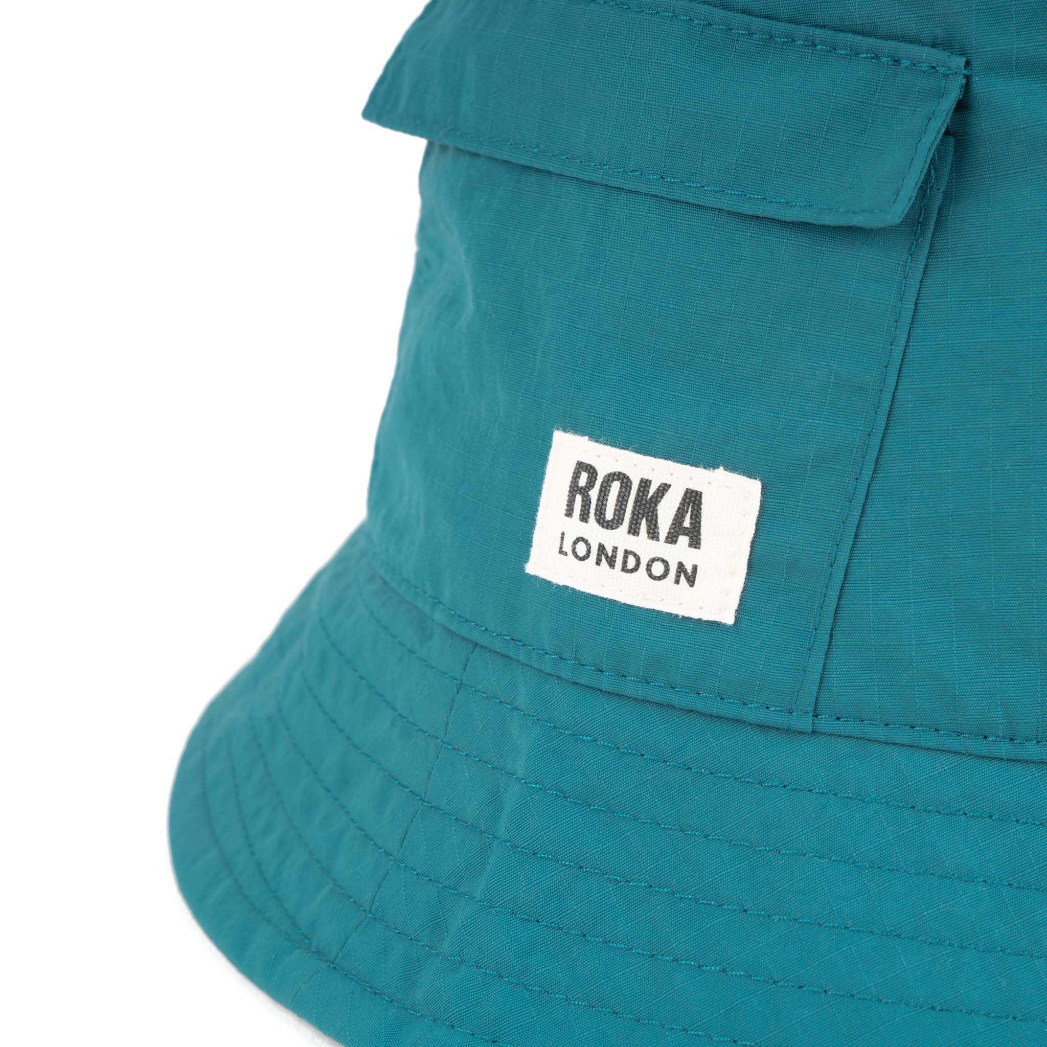 Roka London Bedford bøttehatt one size teal vanntett