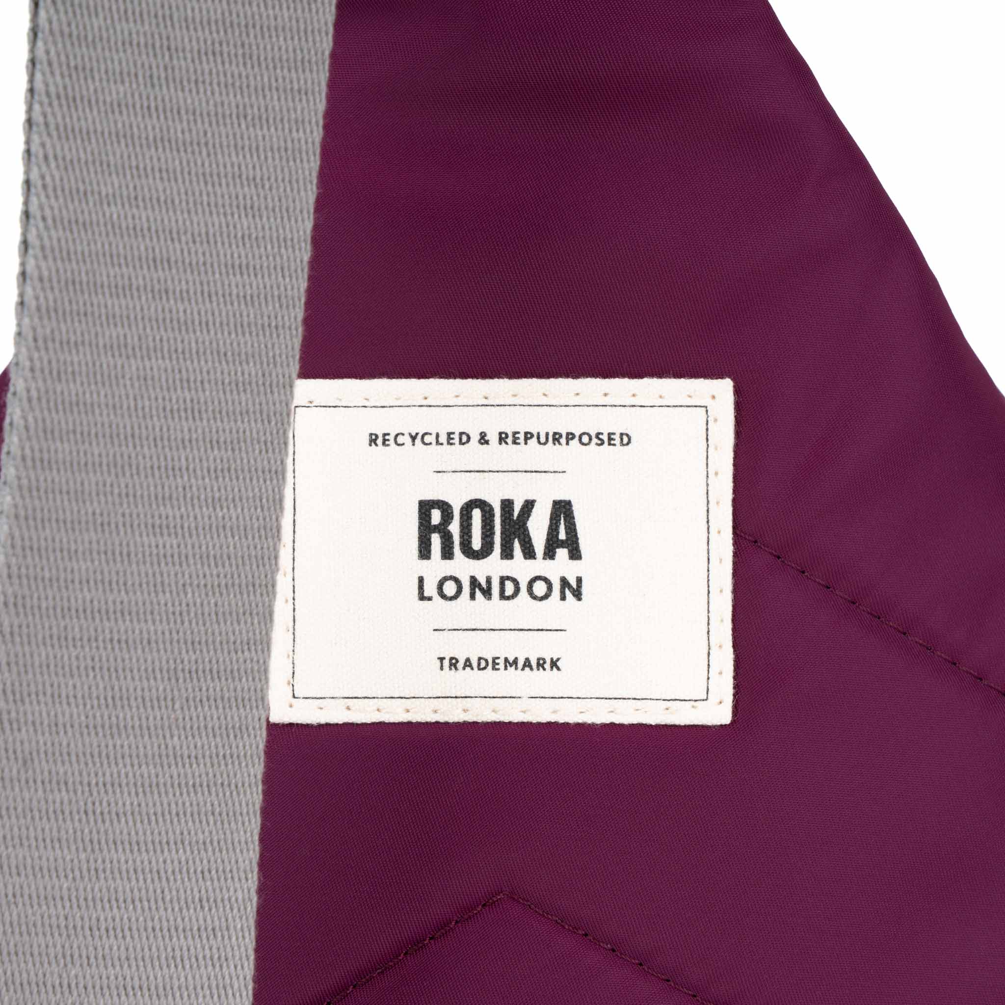 Roka London Willesden skulderveske burgunder large 5 liter
