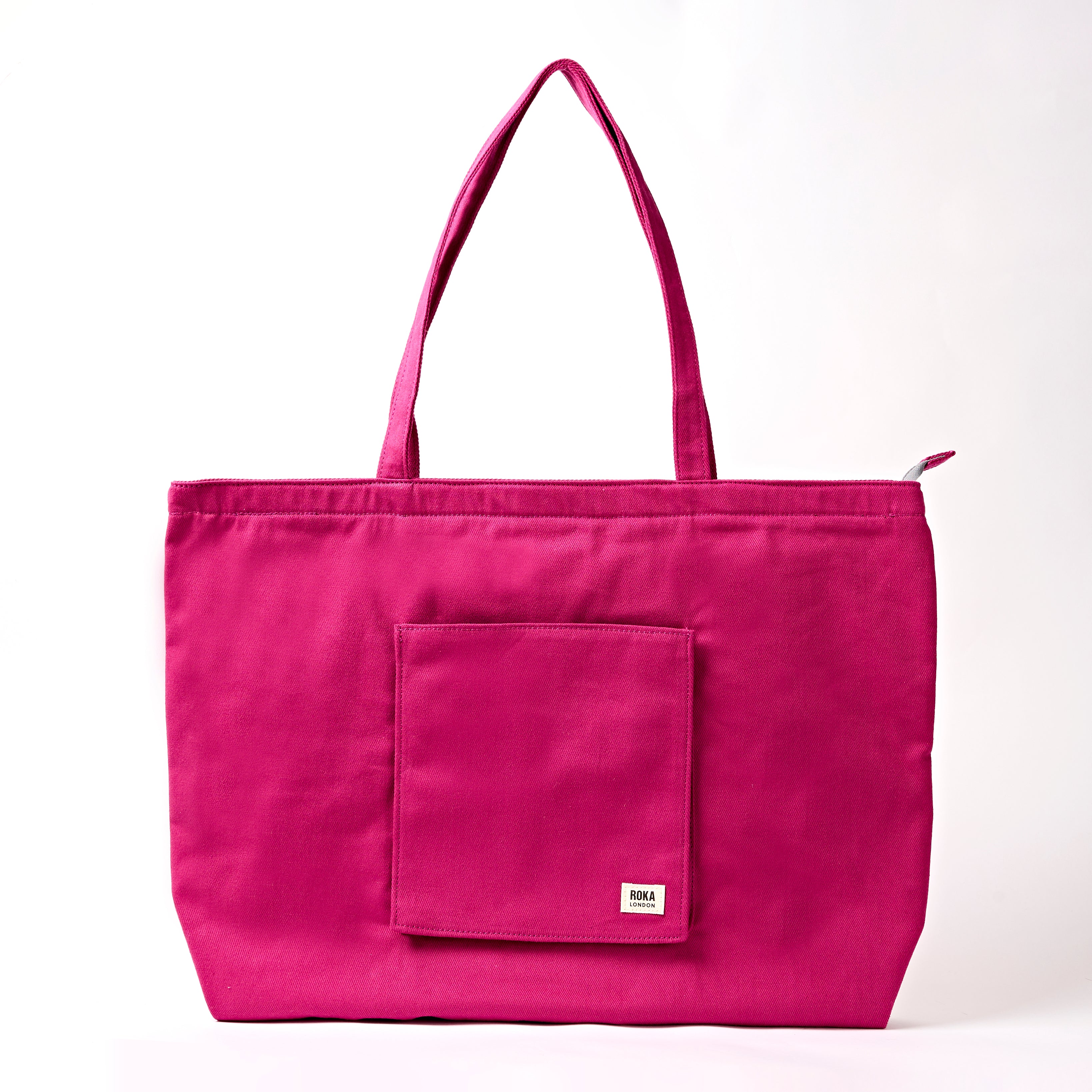 Roka London Portobello Tote veske granita red large 19,2 liter