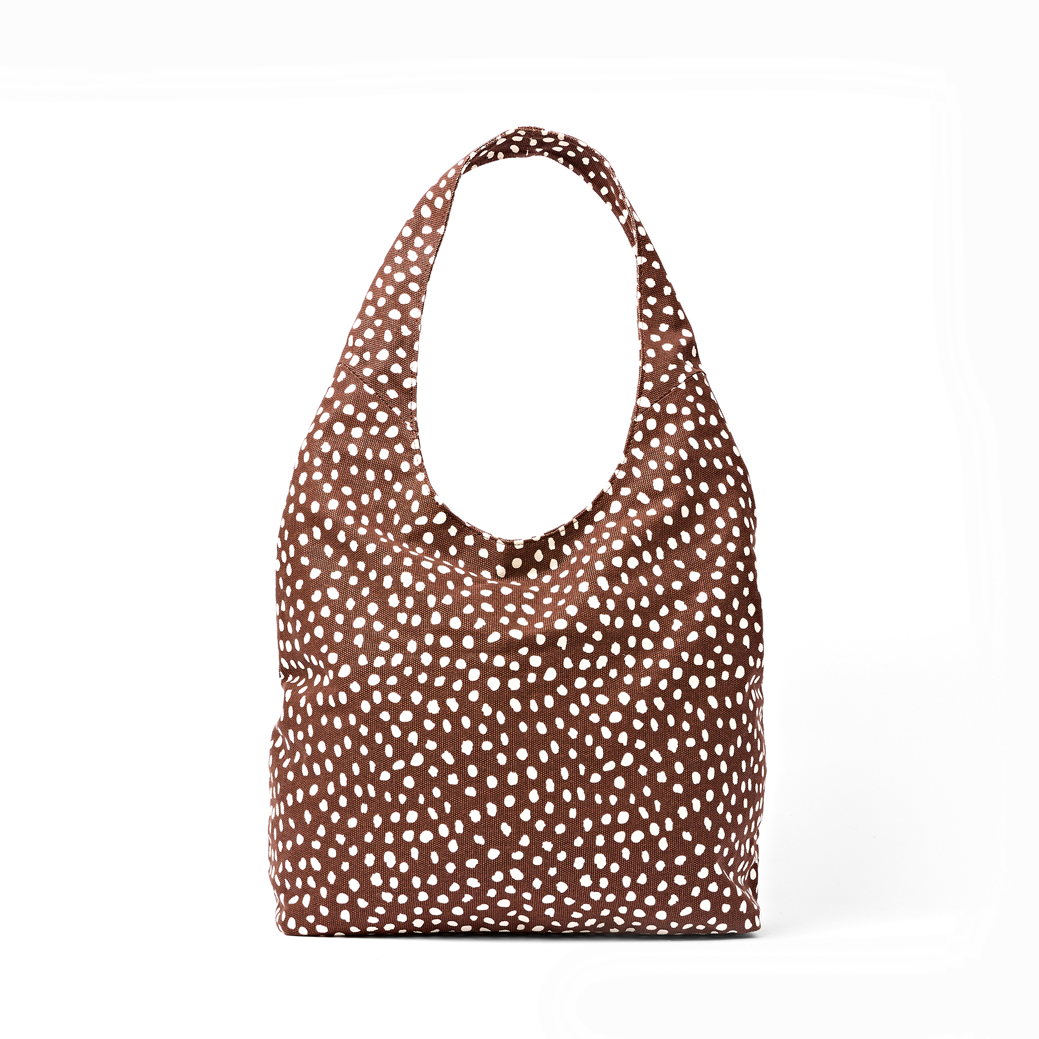 Roka London Hoxton skulderveske Brown Spot Large 15,3 liter