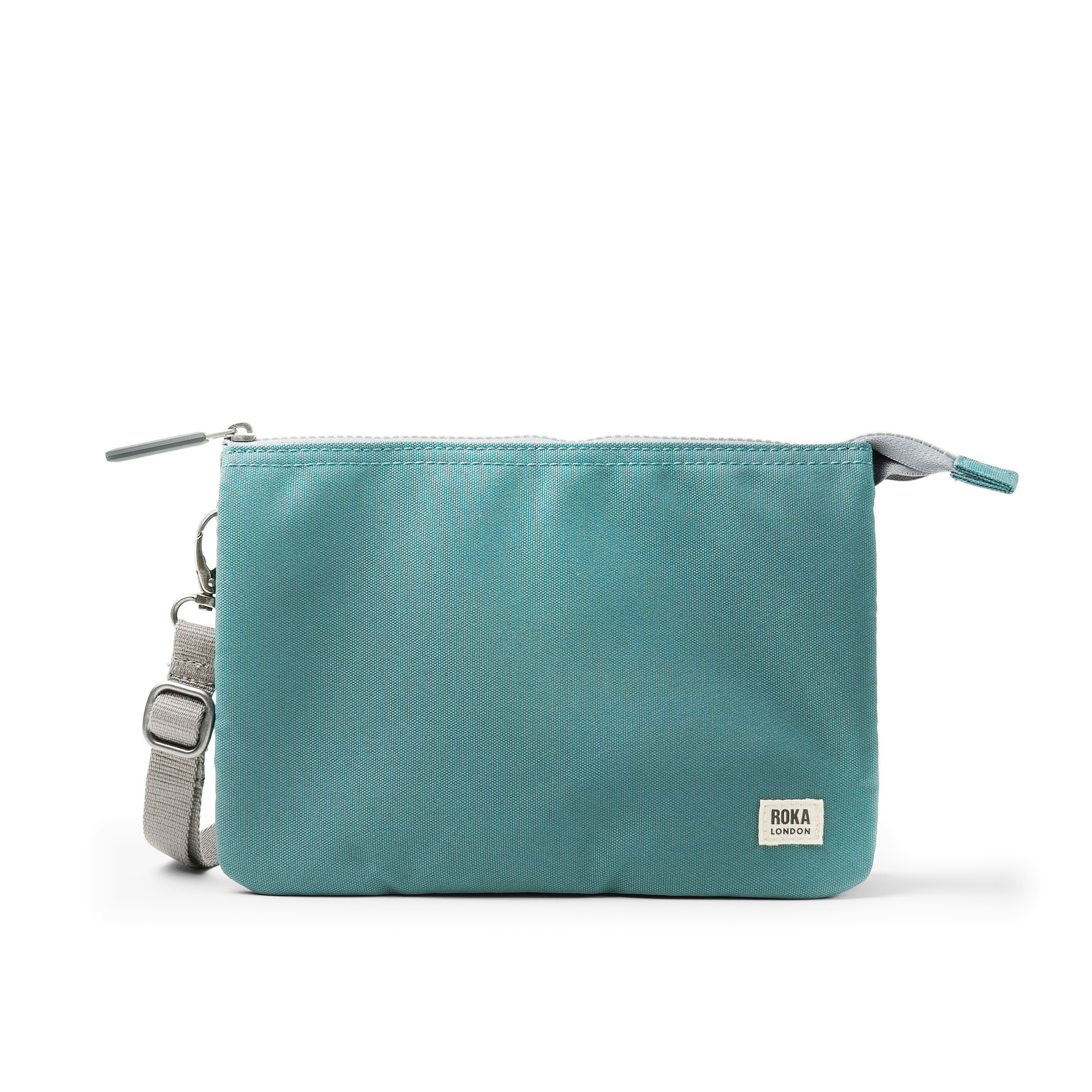 Roka London Carnaby Sage lommebokveske XL resirkulert