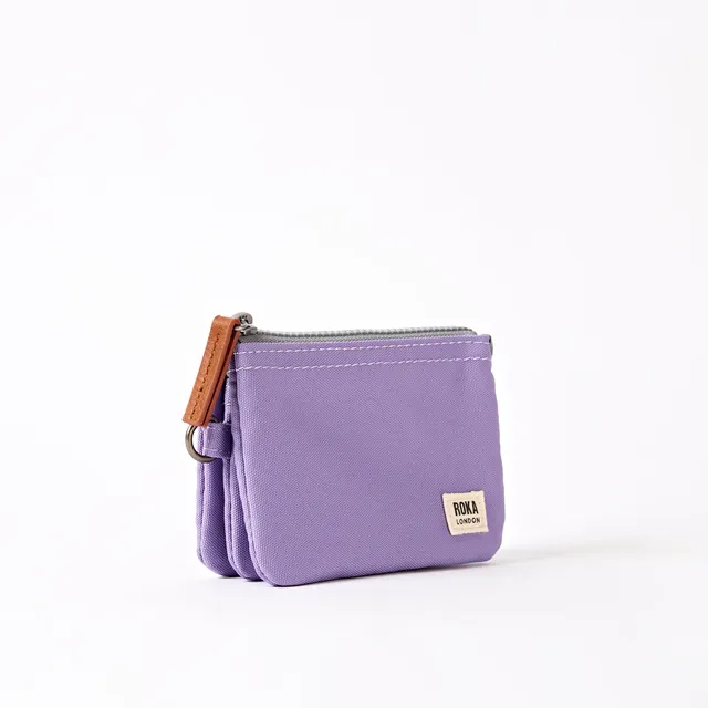 Roka London Carnaby lommebok Small thistle vanntett
