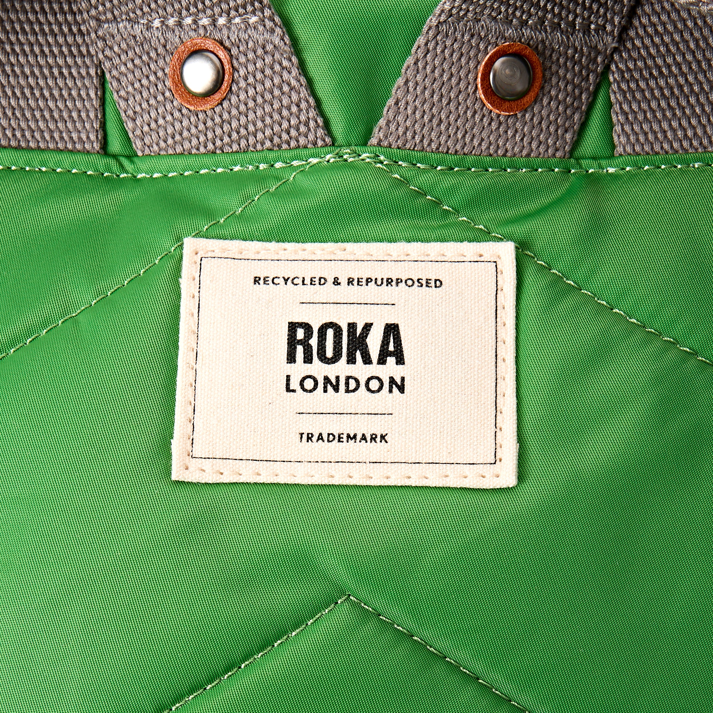 Roka London Canfield Roll Top ryggsekk Small 9,8L lime