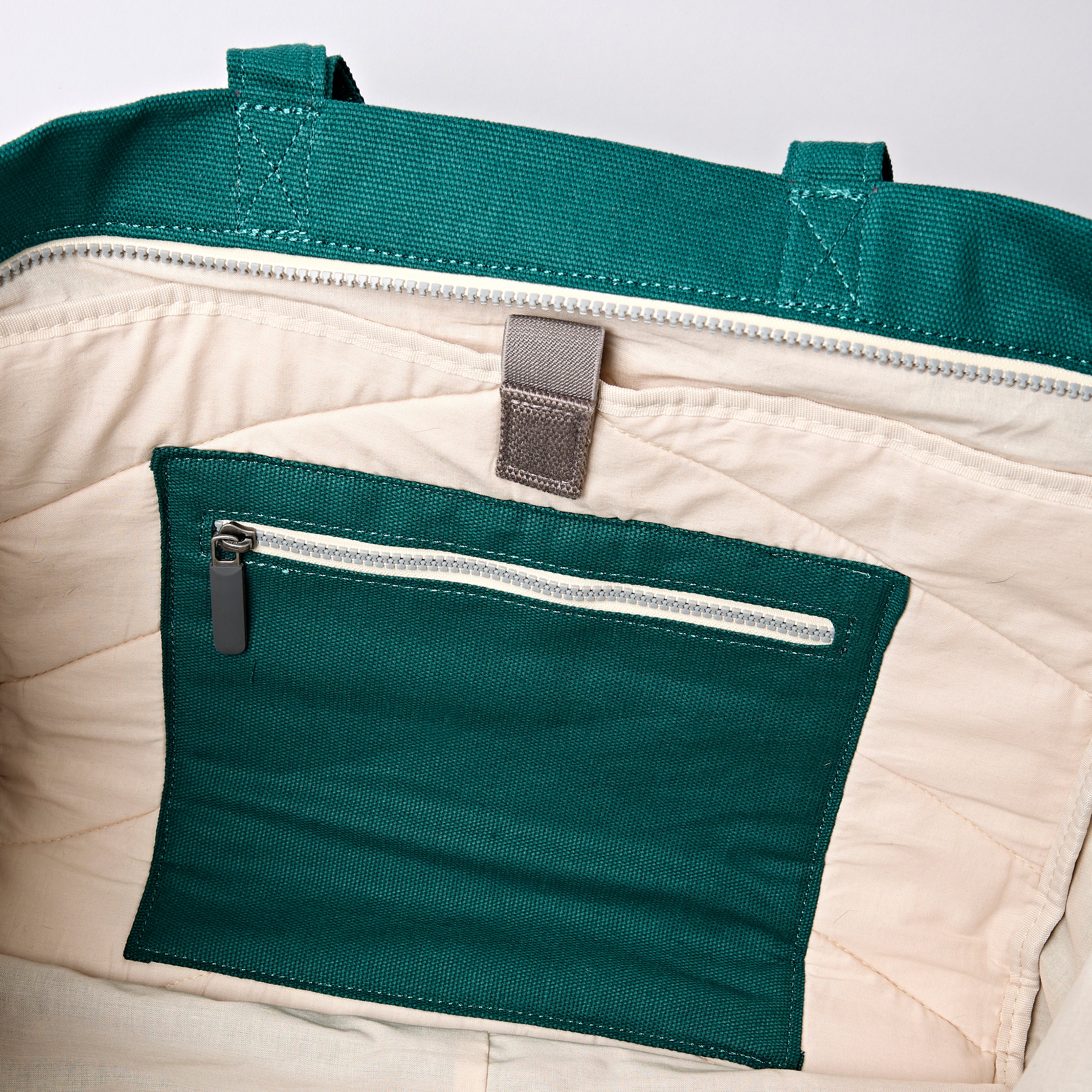 Roka London Marylebone totebag teal 43,4 liter