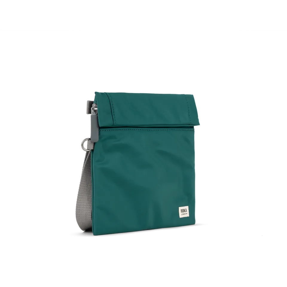 Roka London Stratford crossbody skulderveske teal S 0,5L