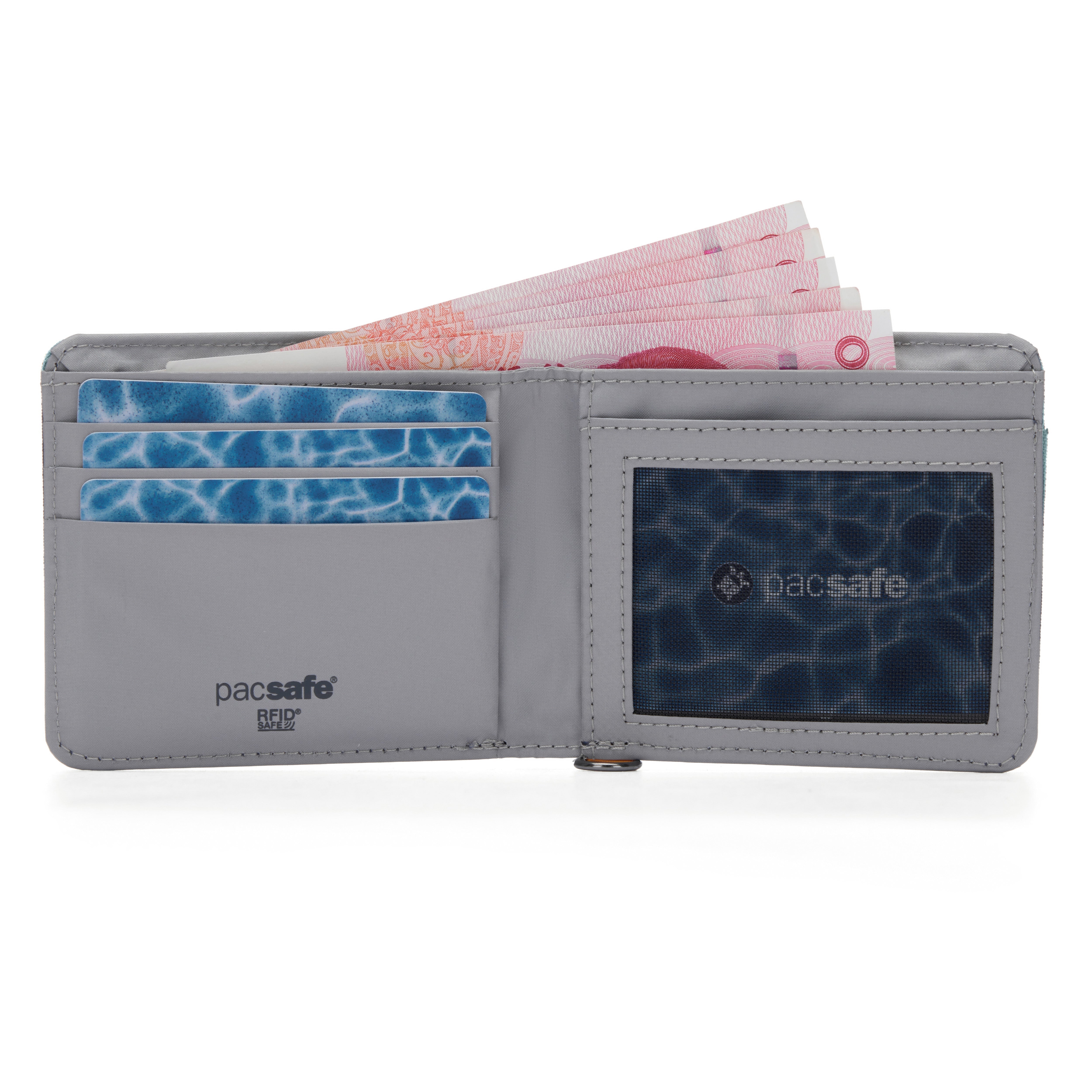Pacsafe RFIDsafe bifold lommebok svart RFID