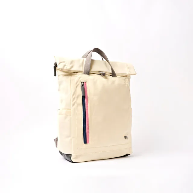 Roka London Camden J ryggsekk wax stripe medium 14,5 l