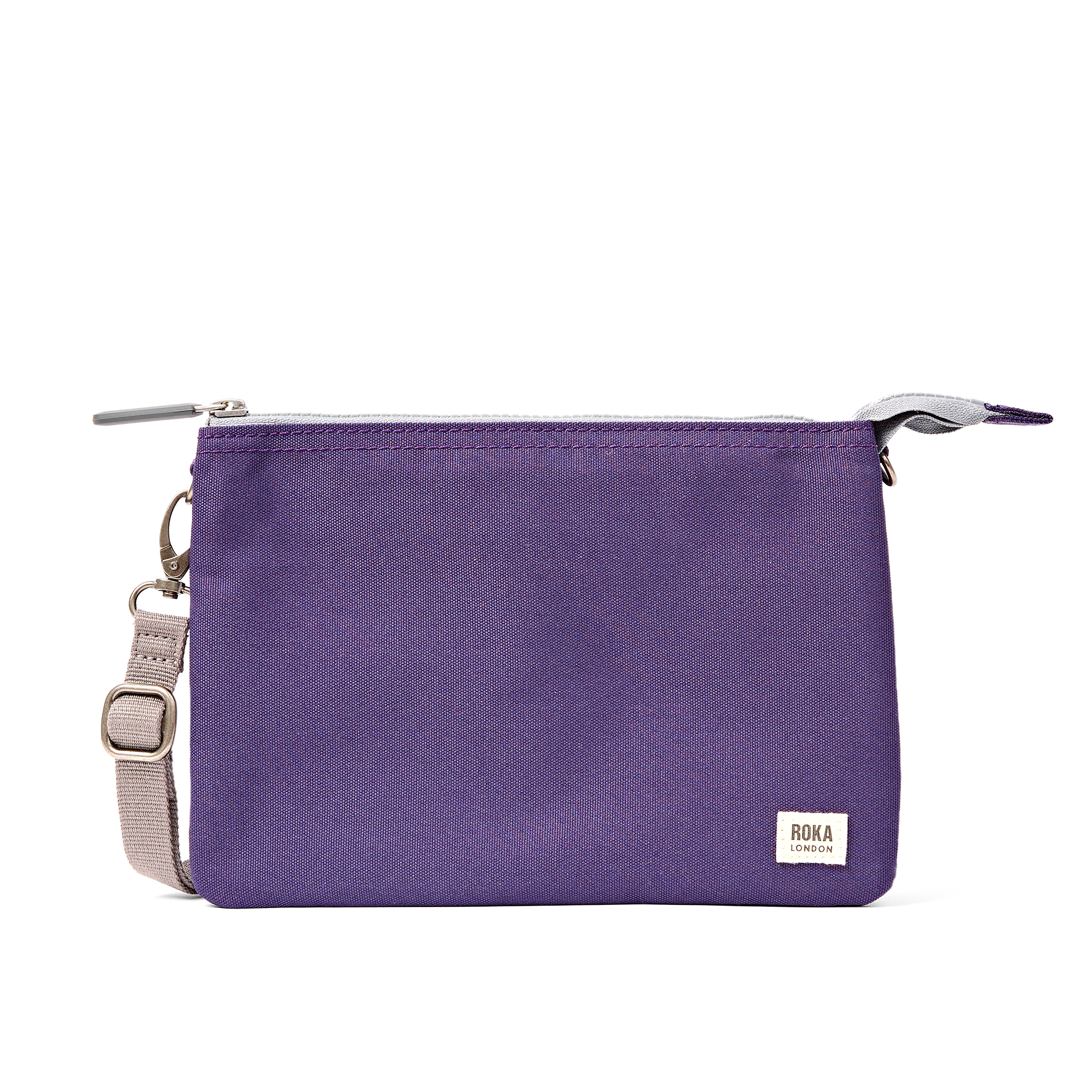 Roka London Carnaby XL crossbodyveske Deep Grape resirkulert