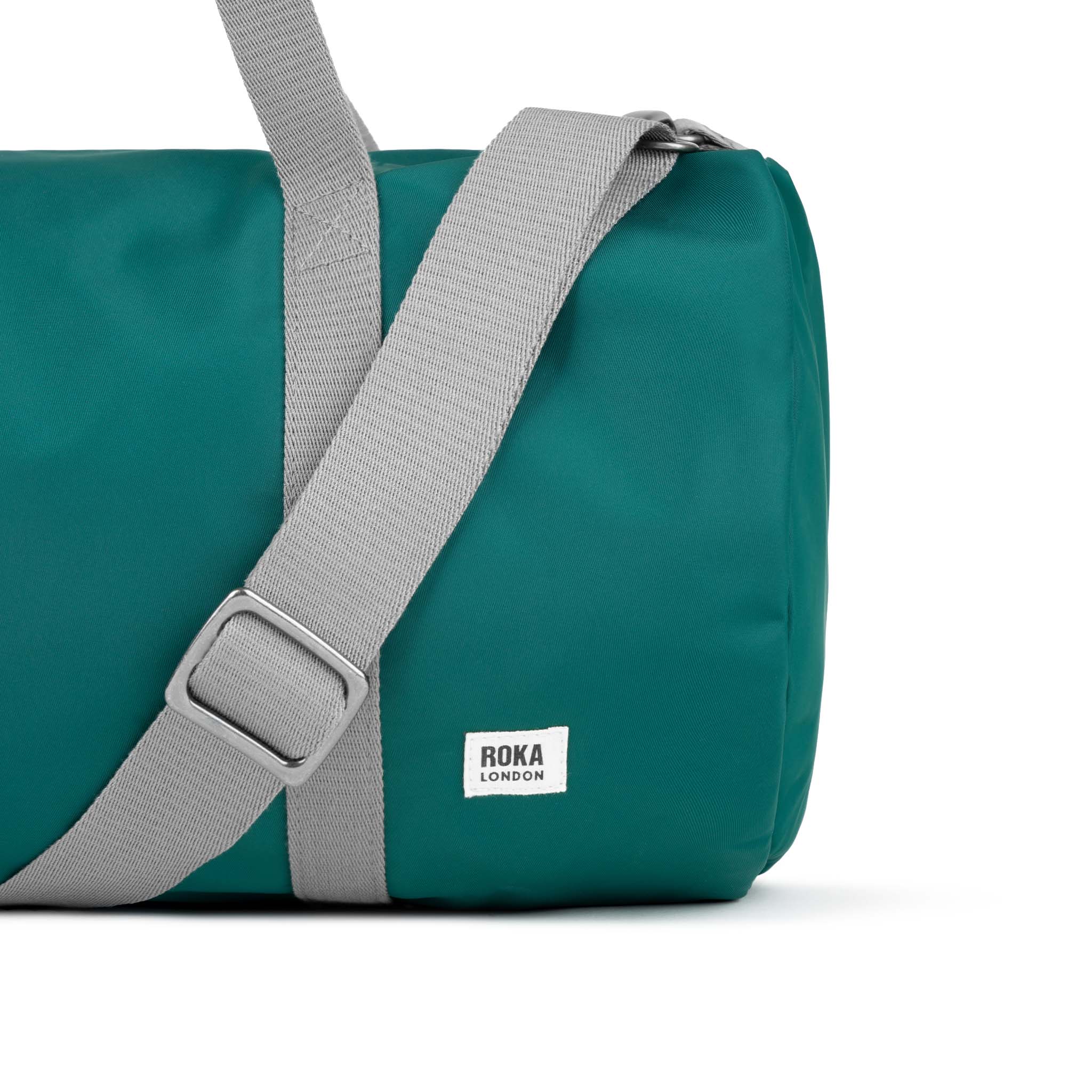Roka London City duffelbag teal 25,4 liter bærehåndtak