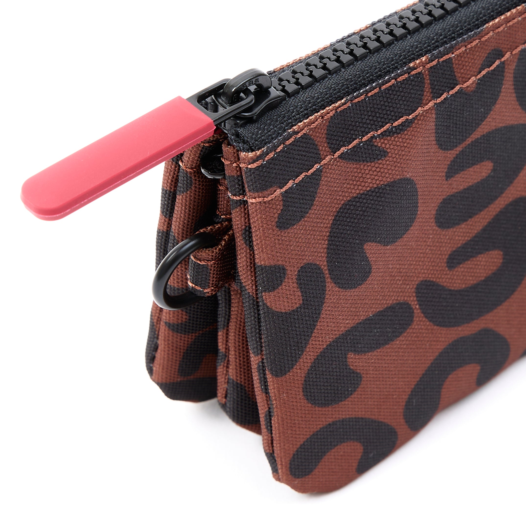 Roka London Carnaby lommebok small scarlet leopard vanntett
