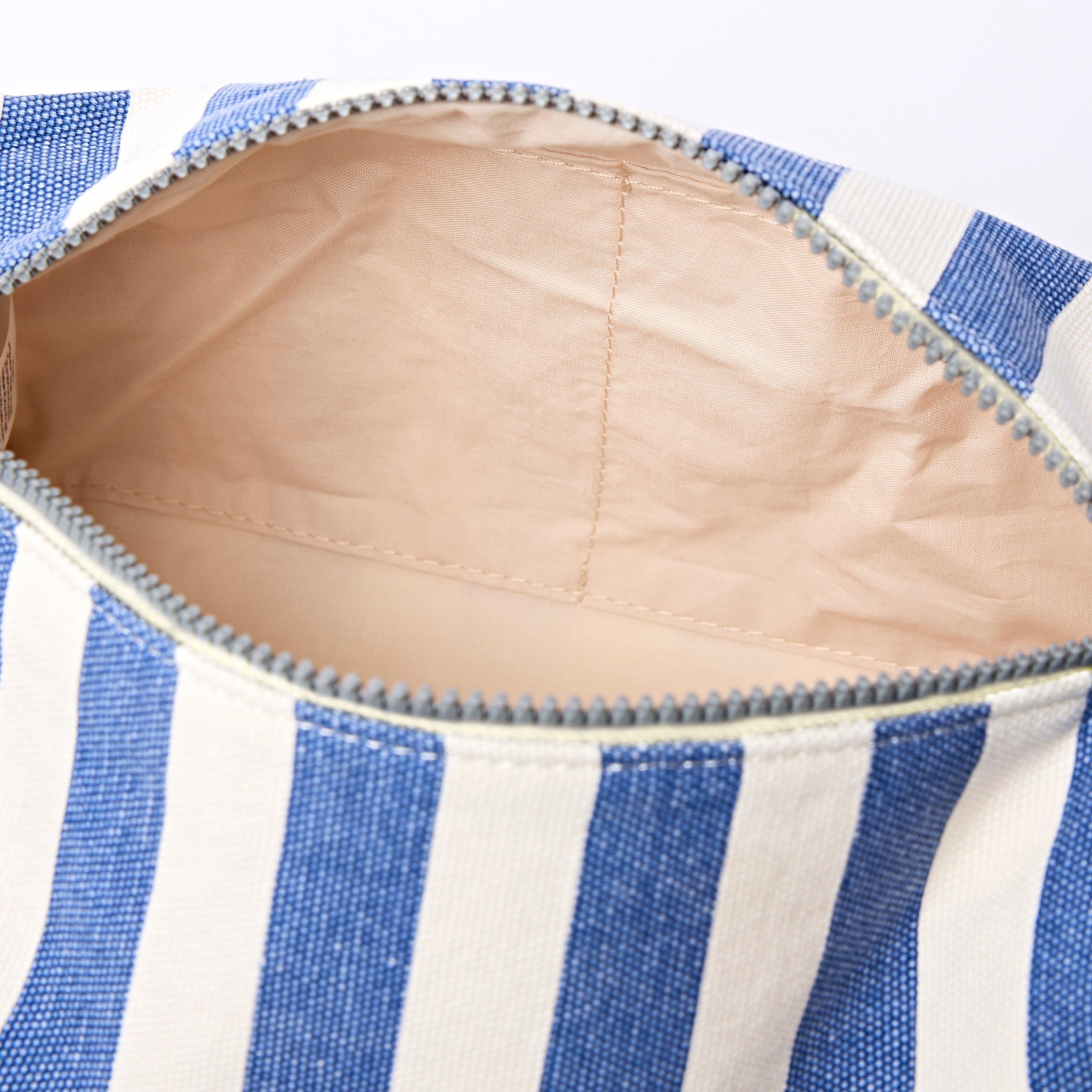 Roka London Maygrove toalettmappe small denim stripe
