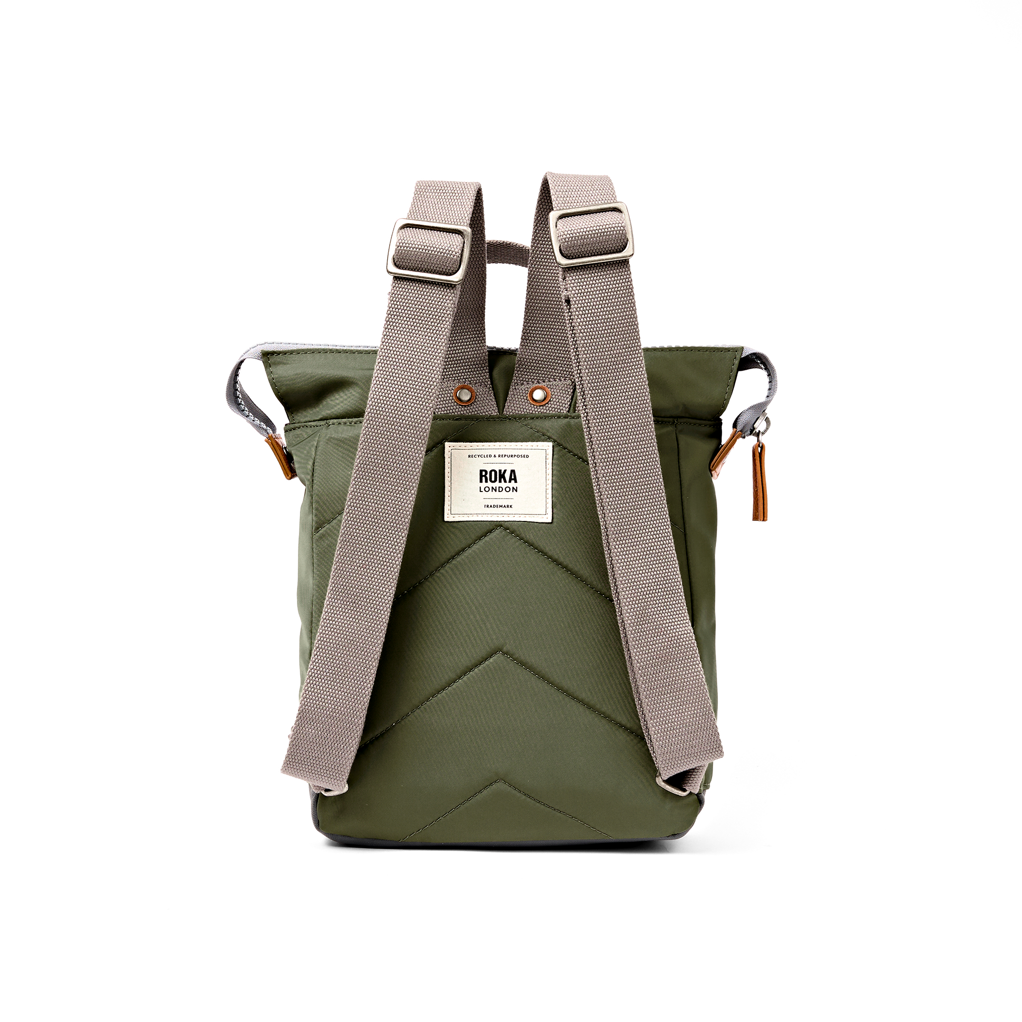 Roka London Bantry ryggsekk small chive 7,4 liter