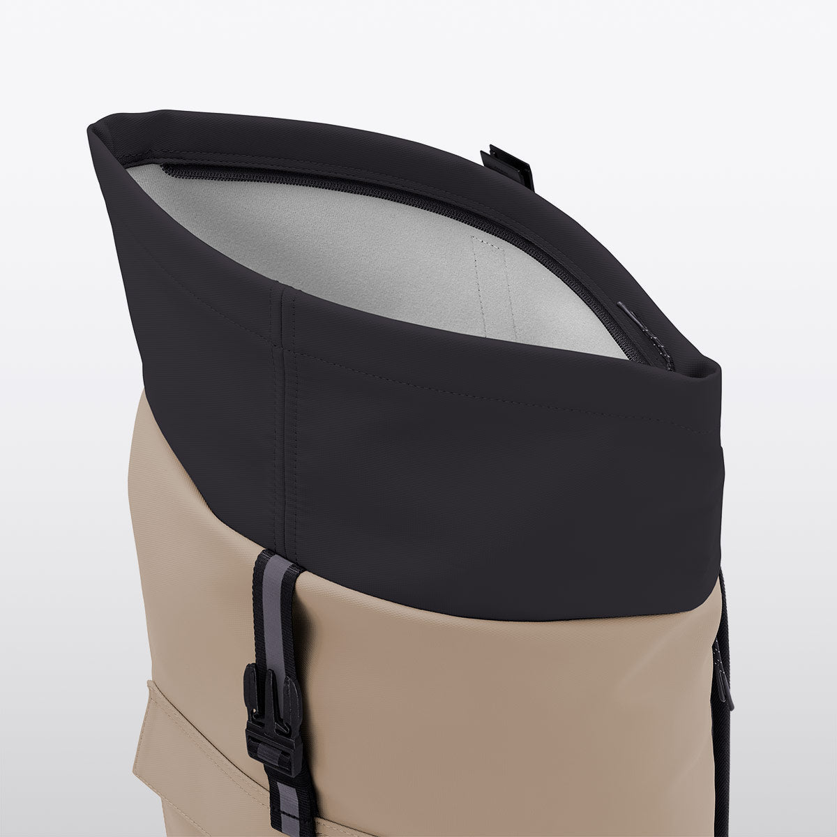 Ucon Acrobatics Jannik roll-top sekk Petrol-Black Medium ribbestoff