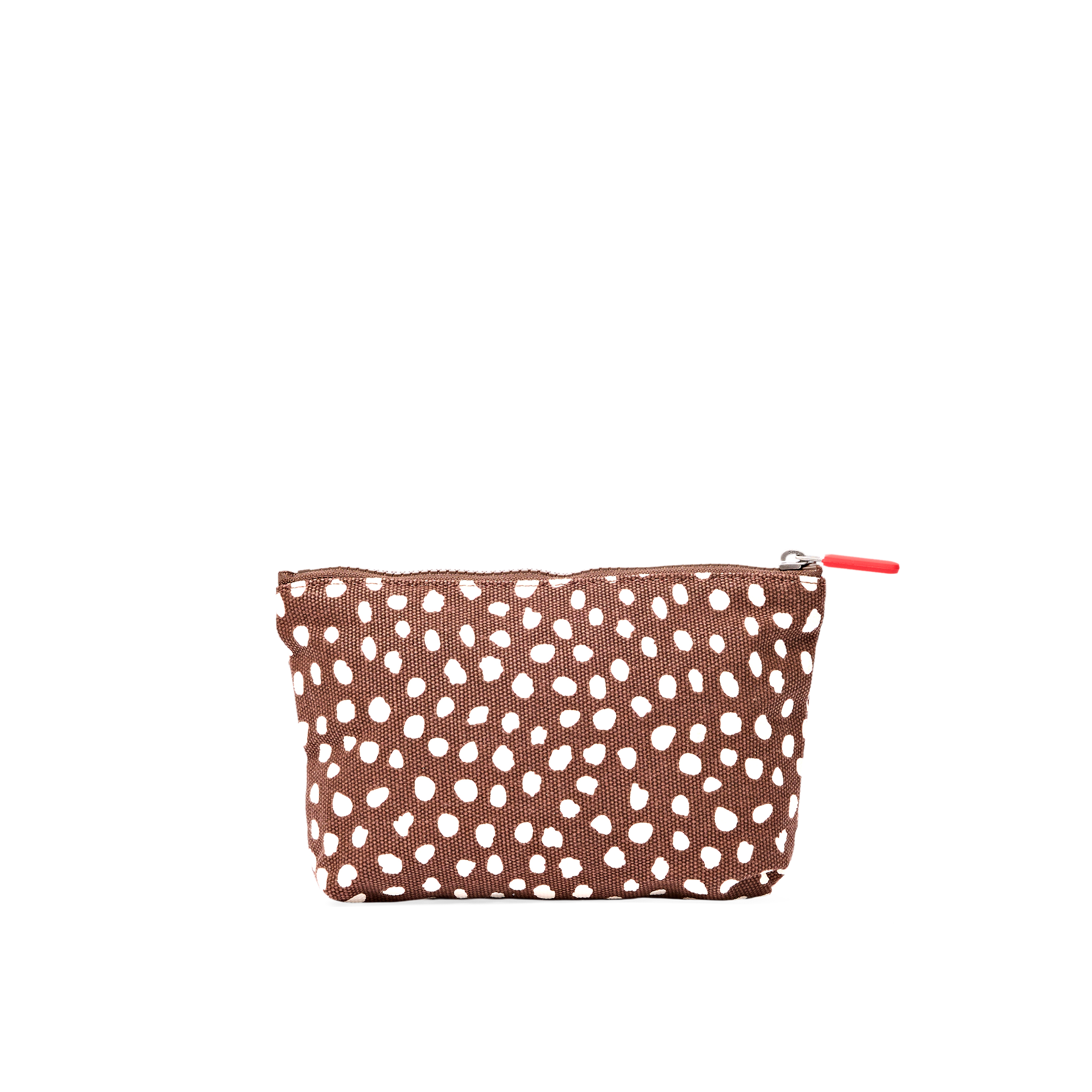 Roka London Maida Vale pouch brown spot bomull