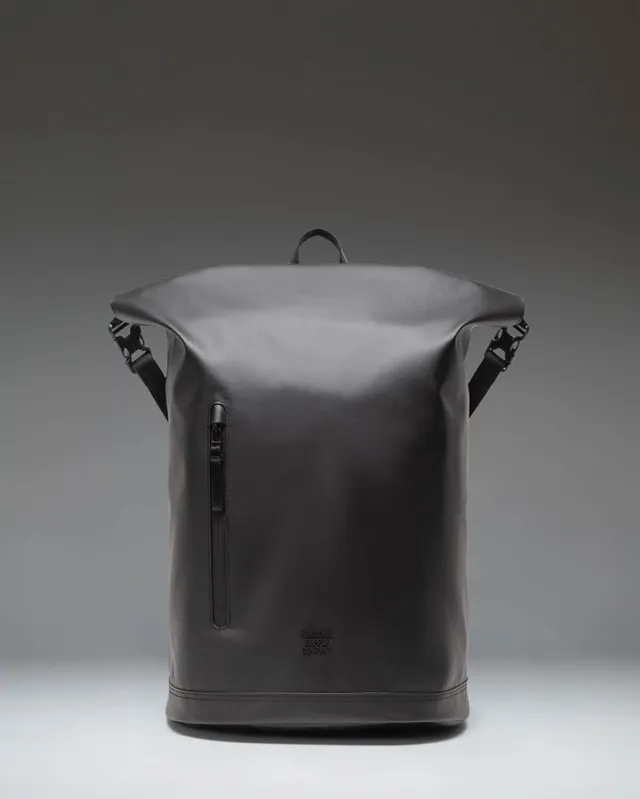 Herschel Roll Top ryggsekk Black væravvisende