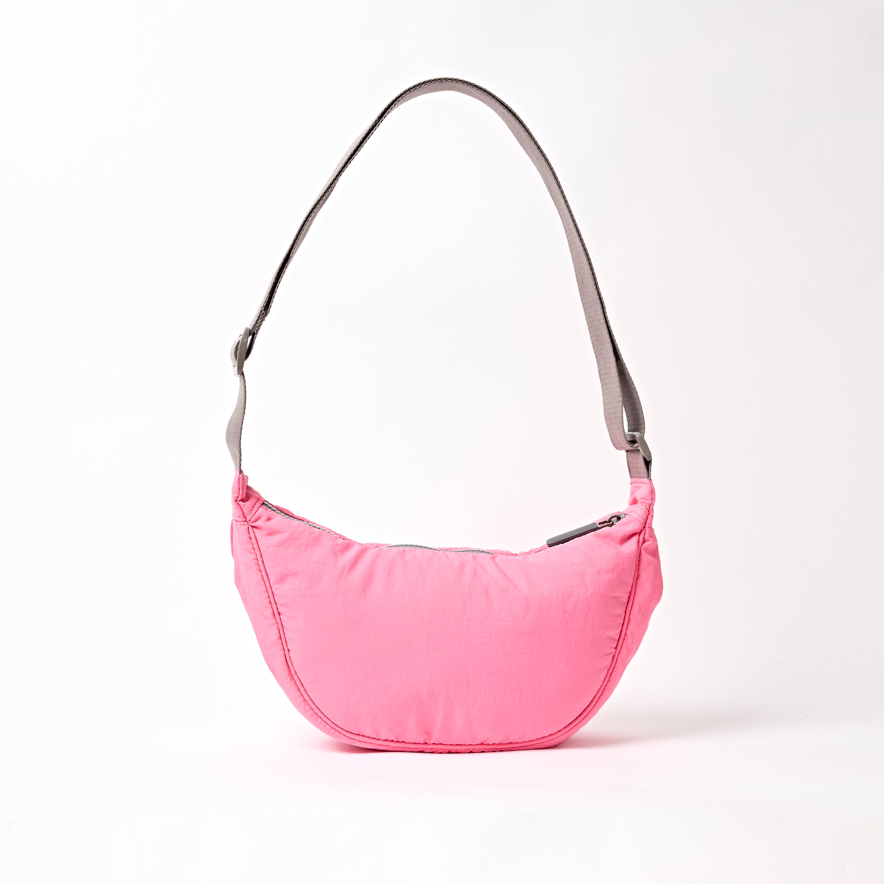 Roka London Farringdon Small halvmåneveske Pink Lemonade