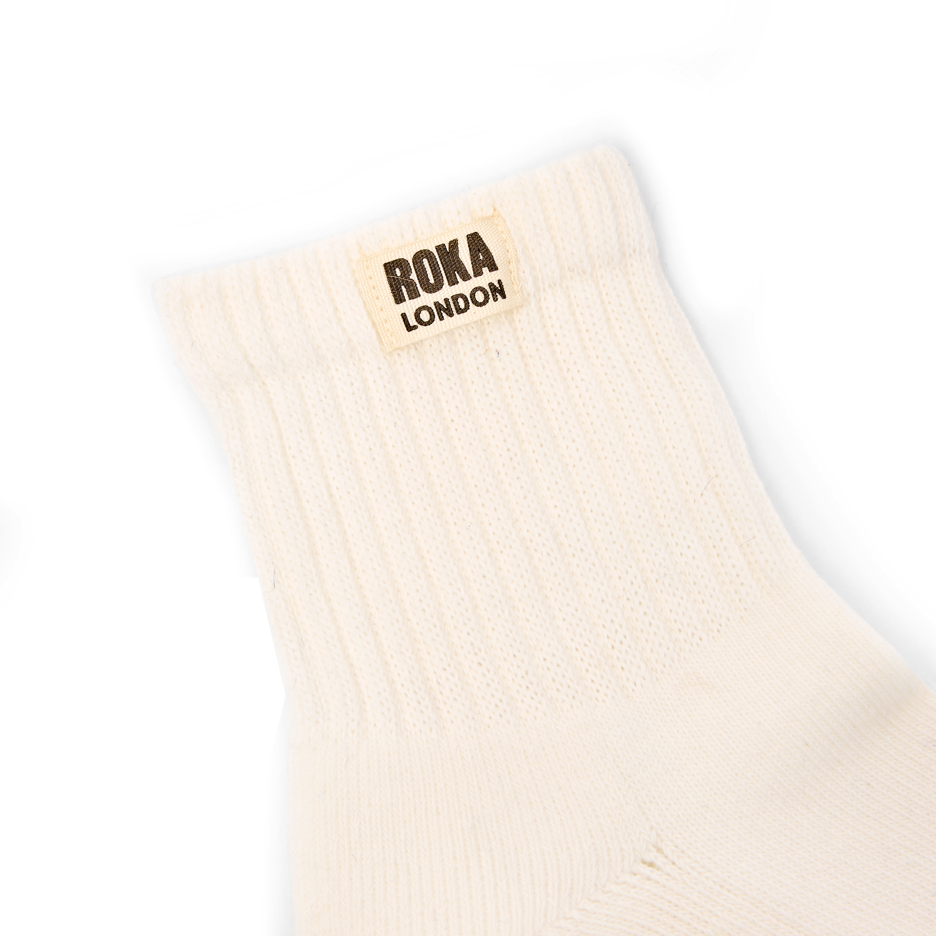 Roka London Windsor crew-sokker marshmallow 36-42 stripete