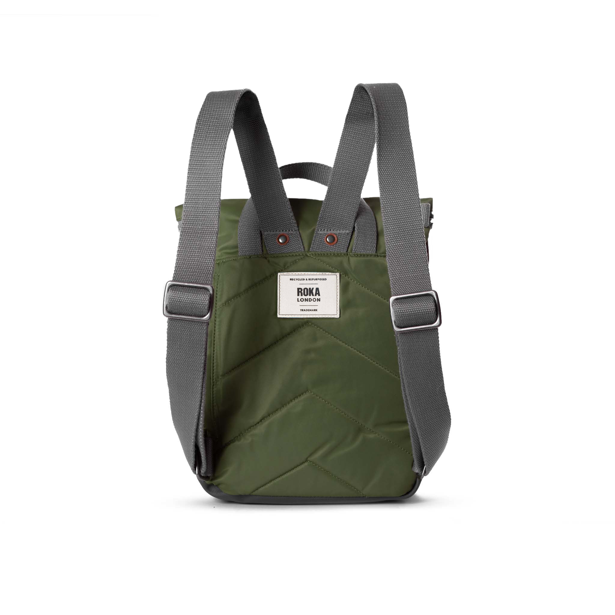 Roka London Canfield roll top ryggsekk avocado